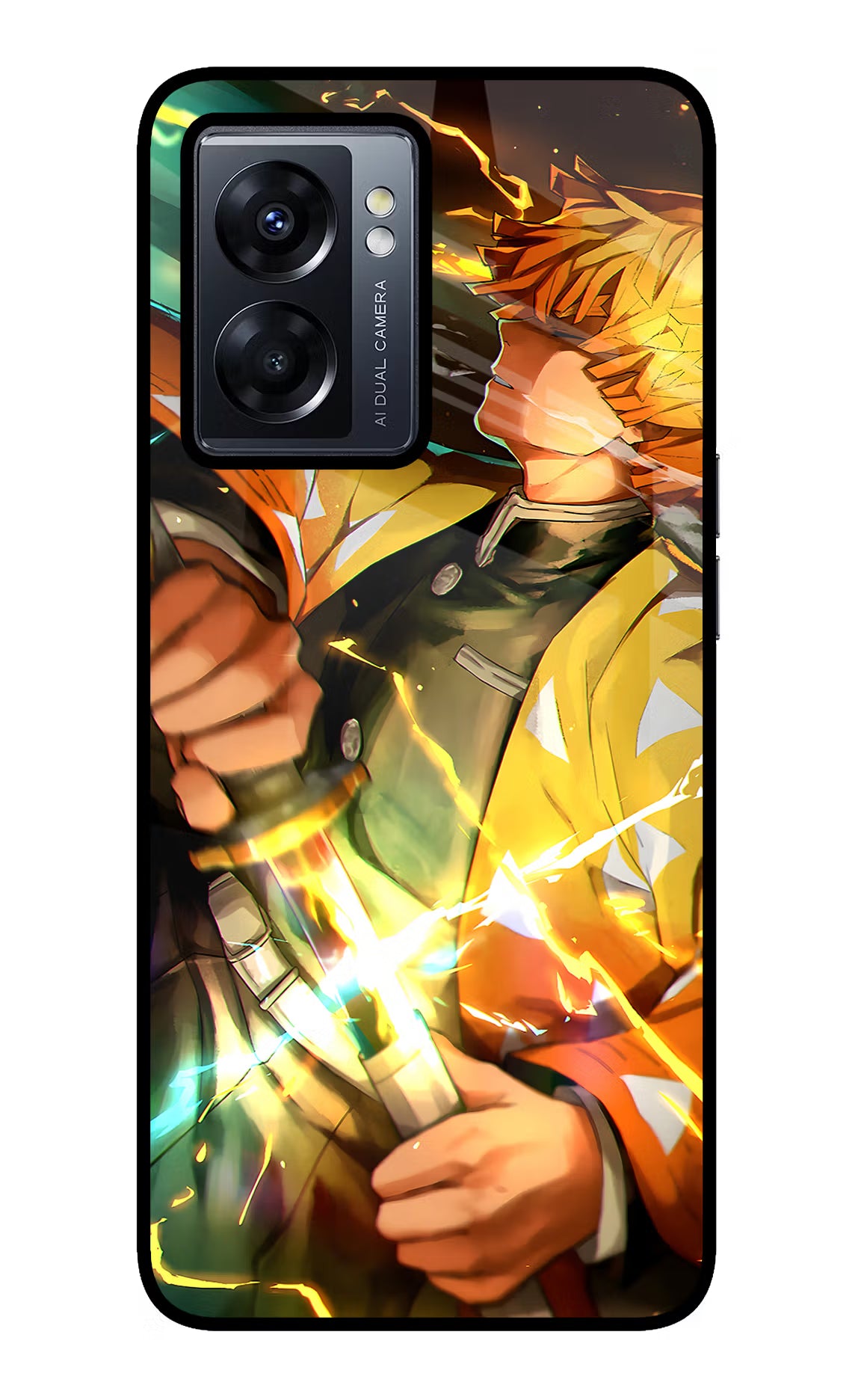 Demon Slayer Oppo K10 5G Glass Case - Demon Slayer Oppo K10 5G Glass Case Demon Slayer Oppo K10 5G Glass Case