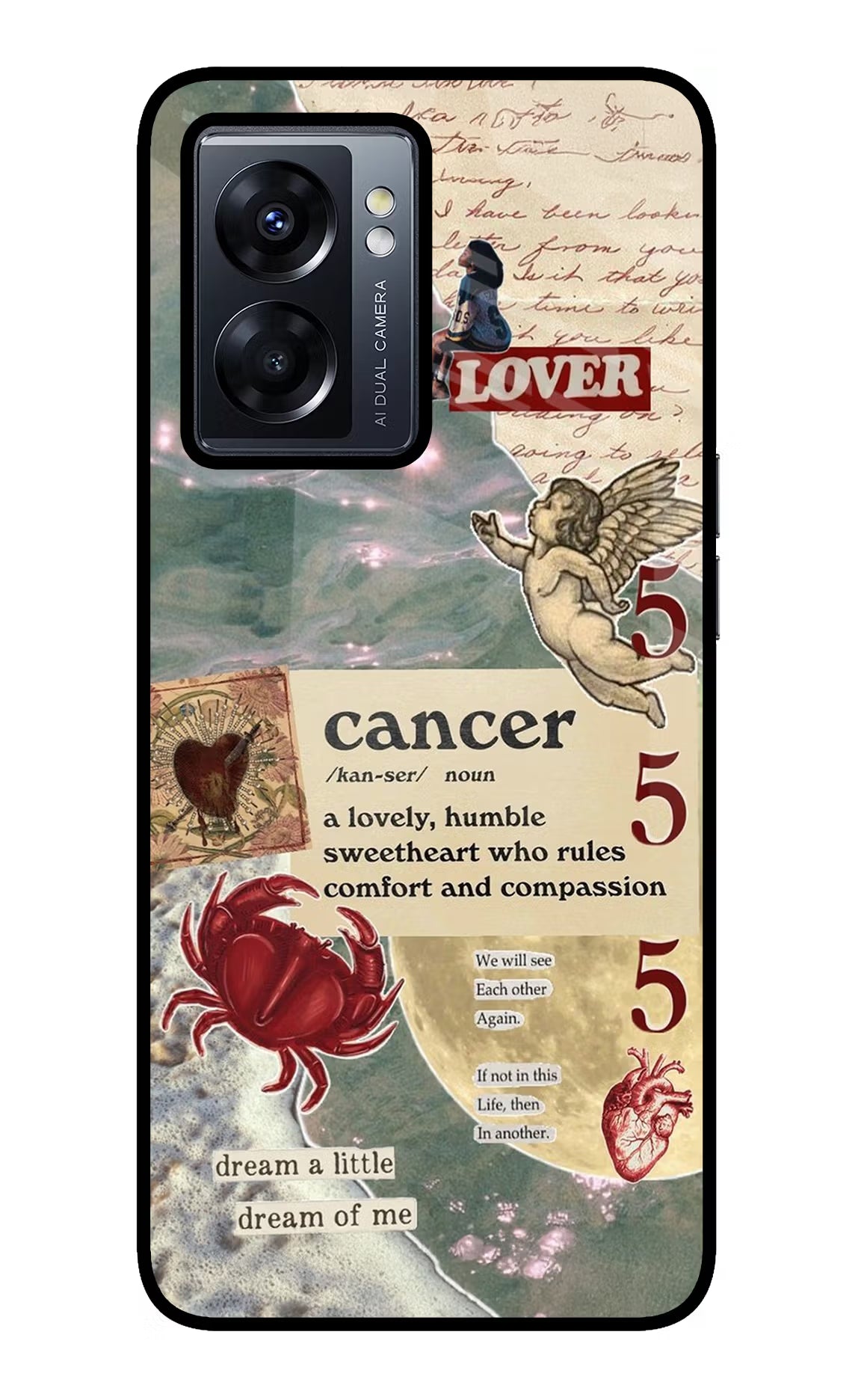 Cancer Zodiac Oppo K10 5G Glass Case - Cancer Zodiac Oppo K10 5G Glass Case Cancer Zodiac Oppo K10 5G Glass Case