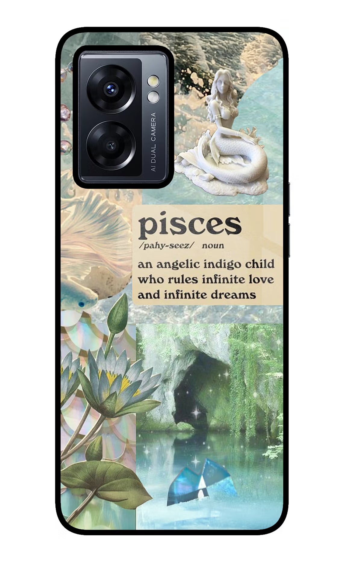 Pisces Zodiac Oppo K10 5G Glass Case - Pisces Zodiac Oppo K10 5G Glass Case Pisces Zodiac Oppo K10 5G Glass Case