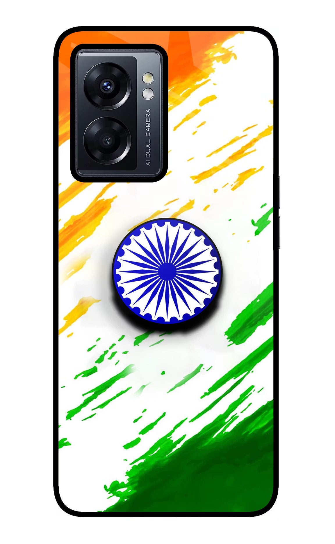 Indian Flag Ashoka Chakra Oppo K10 5G Pop Case - Indian Flag Ashoka Chakra Oppo K10 5G Pop Case by Casekaro Indian Flag Ashoka Chakra Oppo K10 5G Pop Case by Casekaro