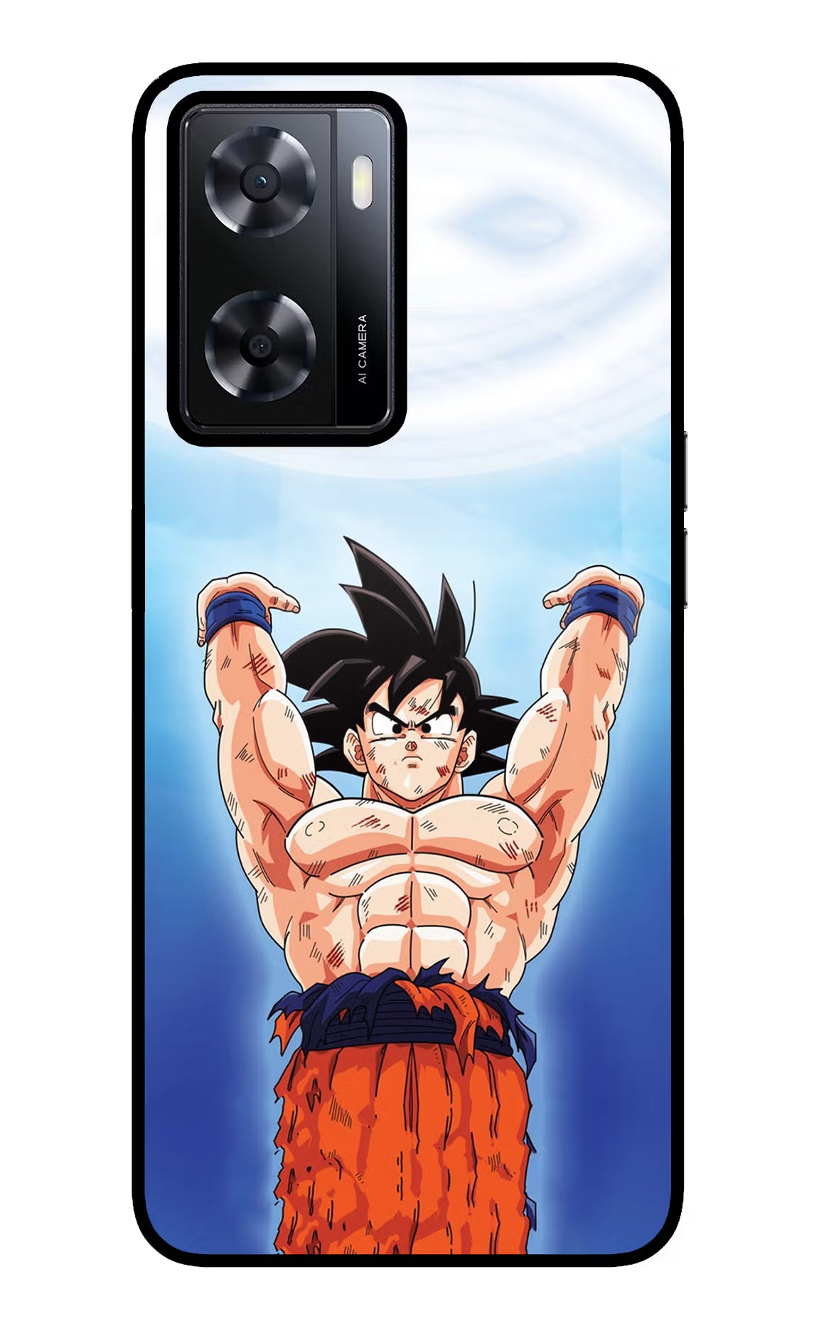 Goku Power Oppo A57 2022 Glass Case - Goku Power Oppo A57 2022 Glass Case Goku Power Oppo A57 2022 Glass Case