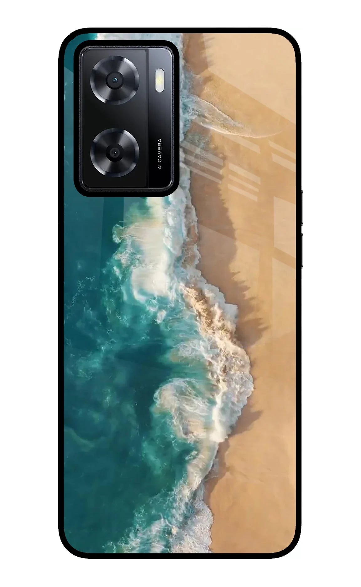 Ocean Beach Oppo A57 2022 Glass Case - Ocean Beach Oppo A57 2022 Glass Case Ocean Beach Oppo A57 2022 Glass Case