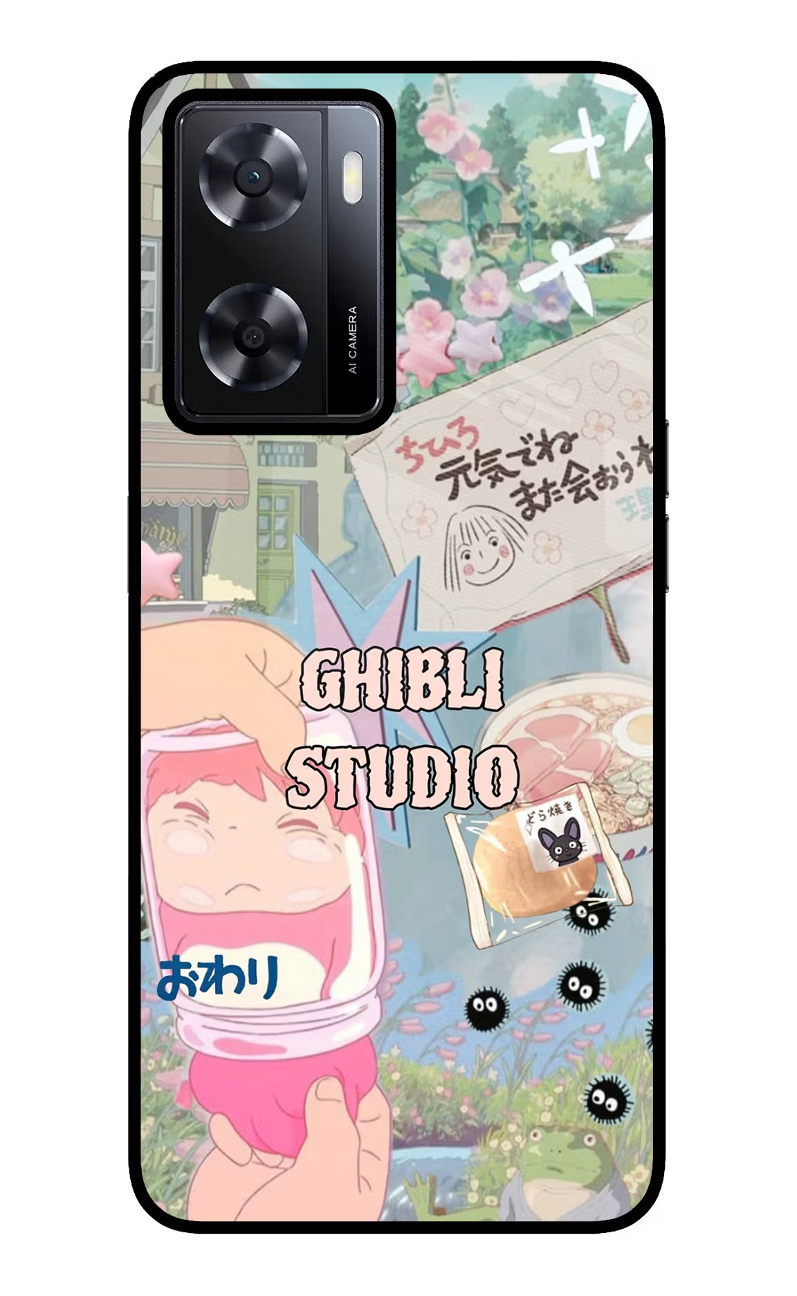 Studio Ghibli Oppo A57 2022 Glass Case - Studio Ghibli Oppo A57 2022 Glass Case Studio Ghibli Oppo A57 2022 Glass Case