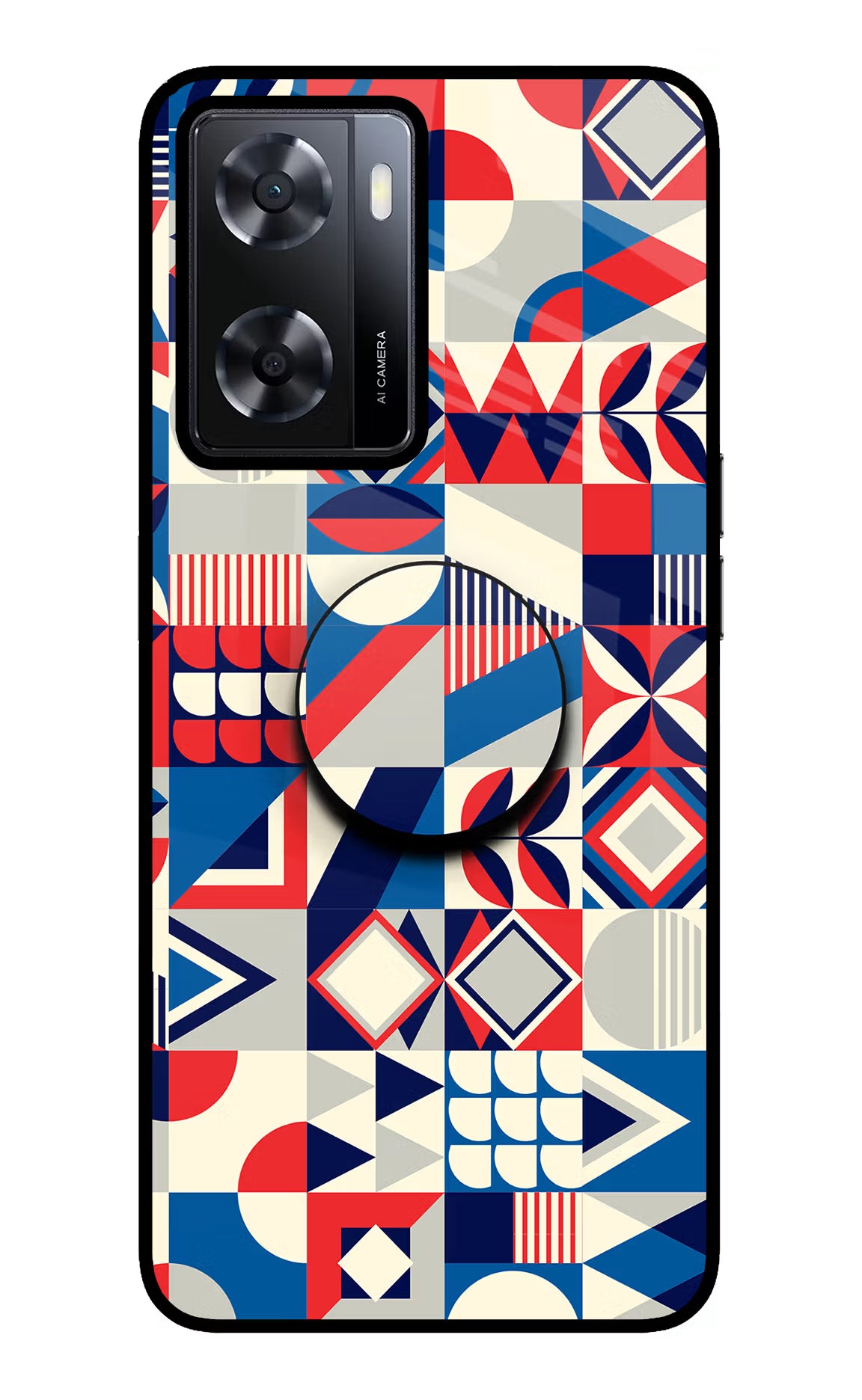 Colorful Pattern Oppo A57 2022 Glass Case - Colorful Pattern Oppo A57 2022 Glass Case Colorful Pattern Oppo A57 2022 Glass Case