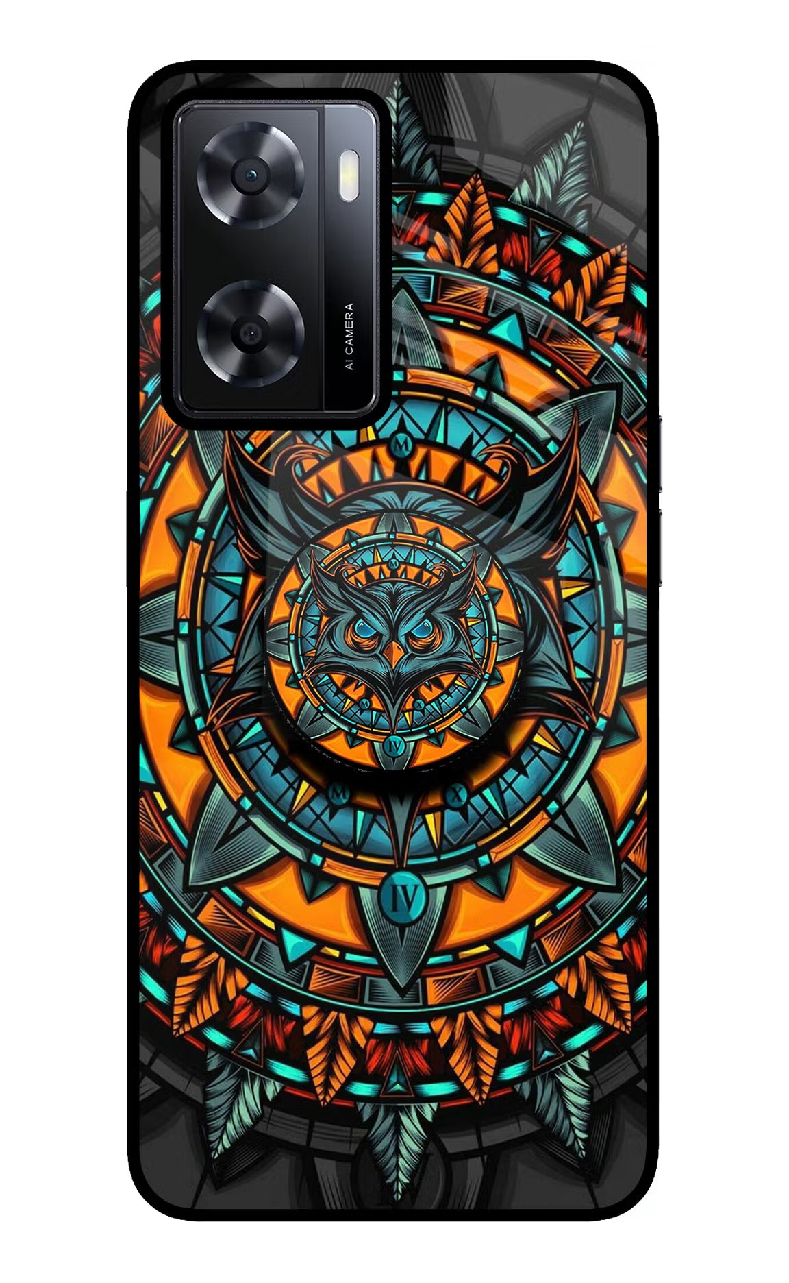 Angry Owl Oppo A57 2022 Glass Case - Angry Owl Oppo A57 2022 Glass Case Angry Owl Oppo A57 2022 Glass Case