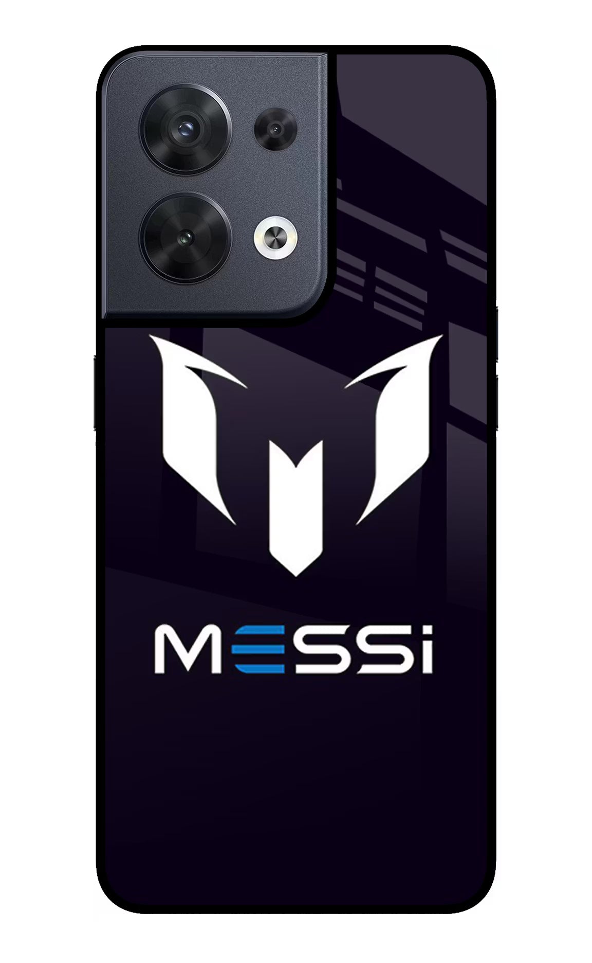 Messi Logo Oppo Reno8 Glass Case - Messi Logo Oppo Reno8 Glass Case Messi Logo Oppo Reno8 Glass Case