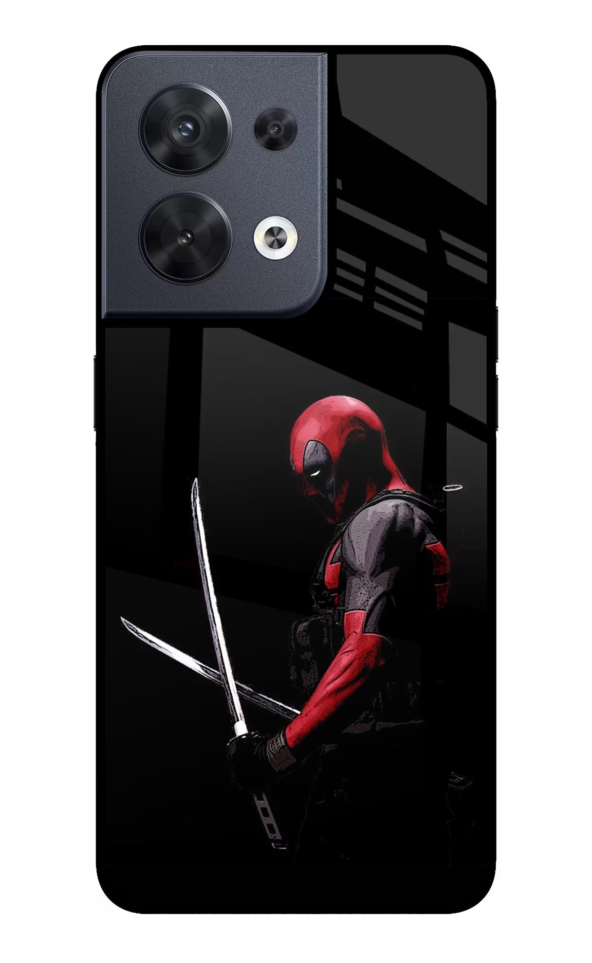 Deadpool Oppo Reno8 Glass Case - Deadpool Oppo Reno8 Glass Case Deadpool Oppo Reno8 Glass Case