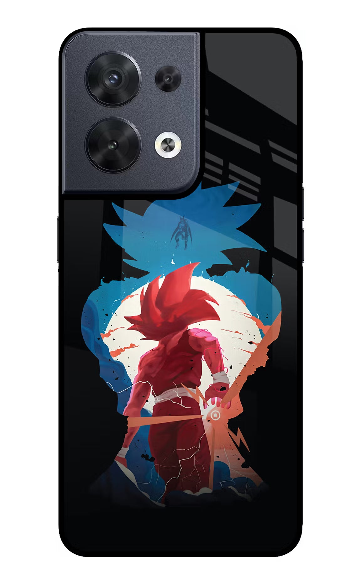 Goku Oppo Reno8 Glass Case - Goku Oppo Reno8 Glass Case Goku Oppo Reno8 Glass Case
