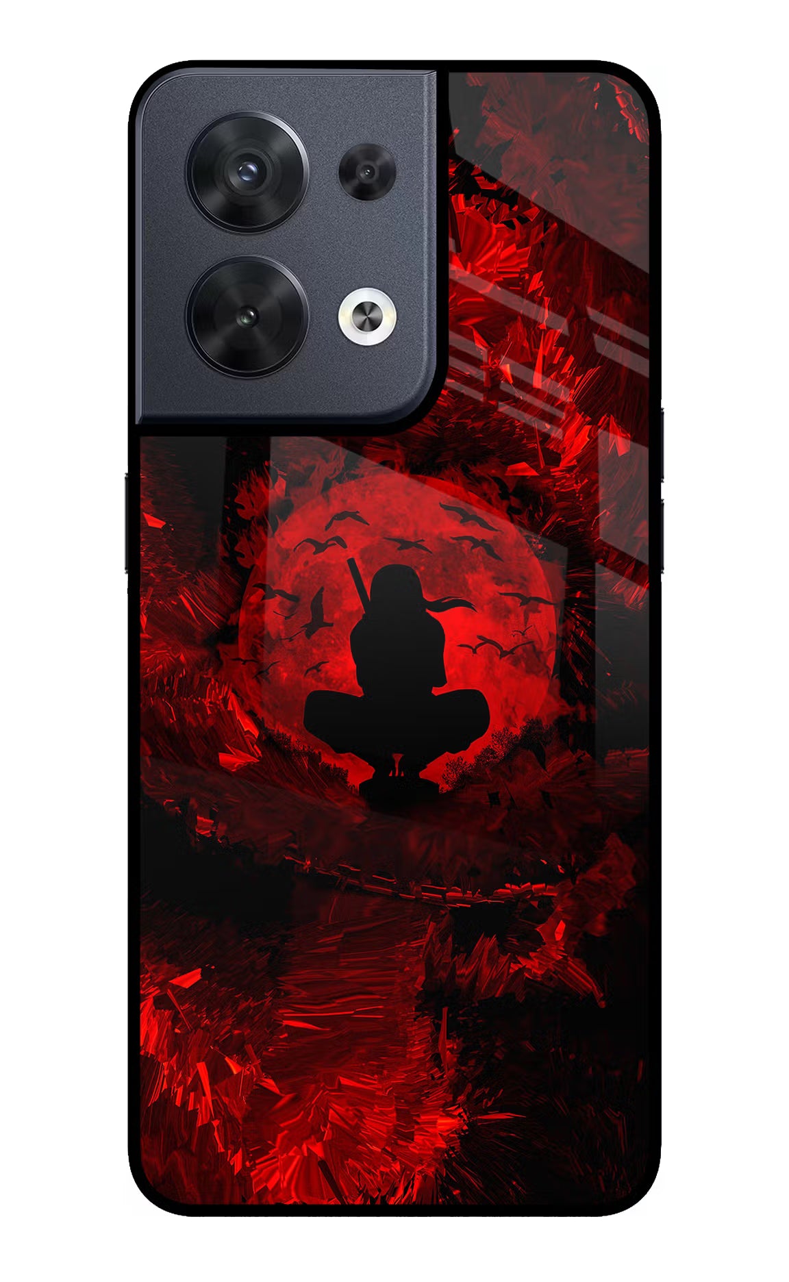 Itachi Uchiha Oppo Reno8 Glass Case - Itachi Uchiha Oppo Reno8 Glass Case Itachi Uchiha Oppo Reno8 Glass Case