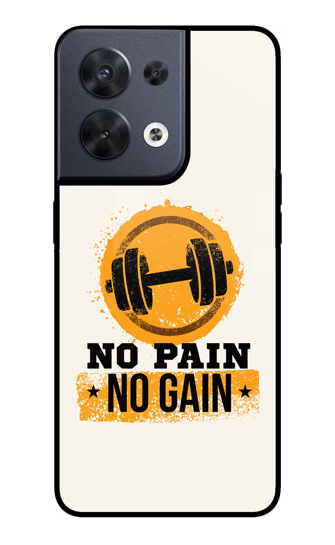 No Pain No Gain Oppo Reno8 Glass Case - No Pain No Gain Oppo Reno8 Glass Case No Pain No Gain Oppo Reno8 Glass Case