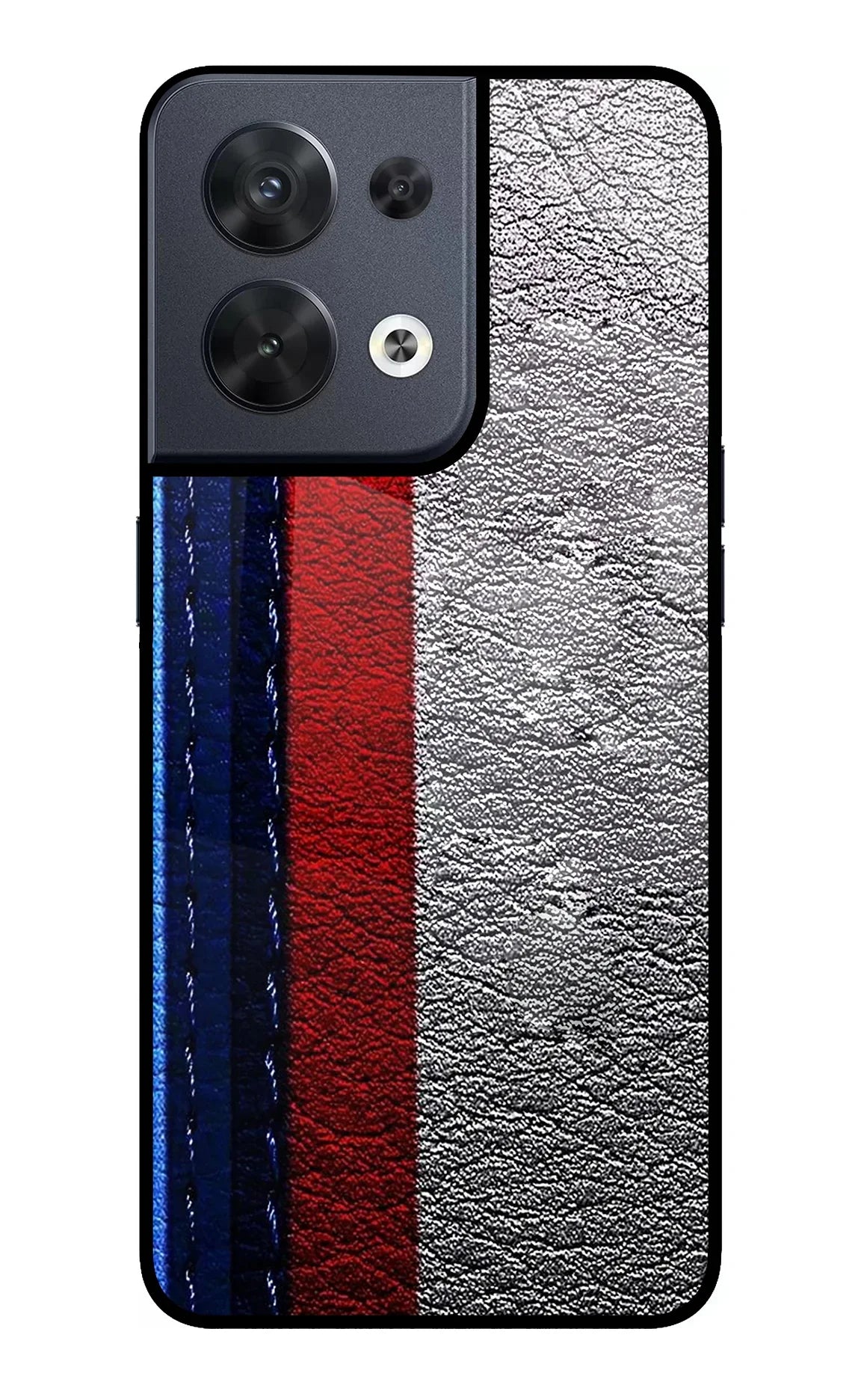 BMW Stripes Oppo Reno8 Glass Case - BMW Stripes Oppo Reno8 Glass Case BMW Stripes Oppo Reno8 Glass Case