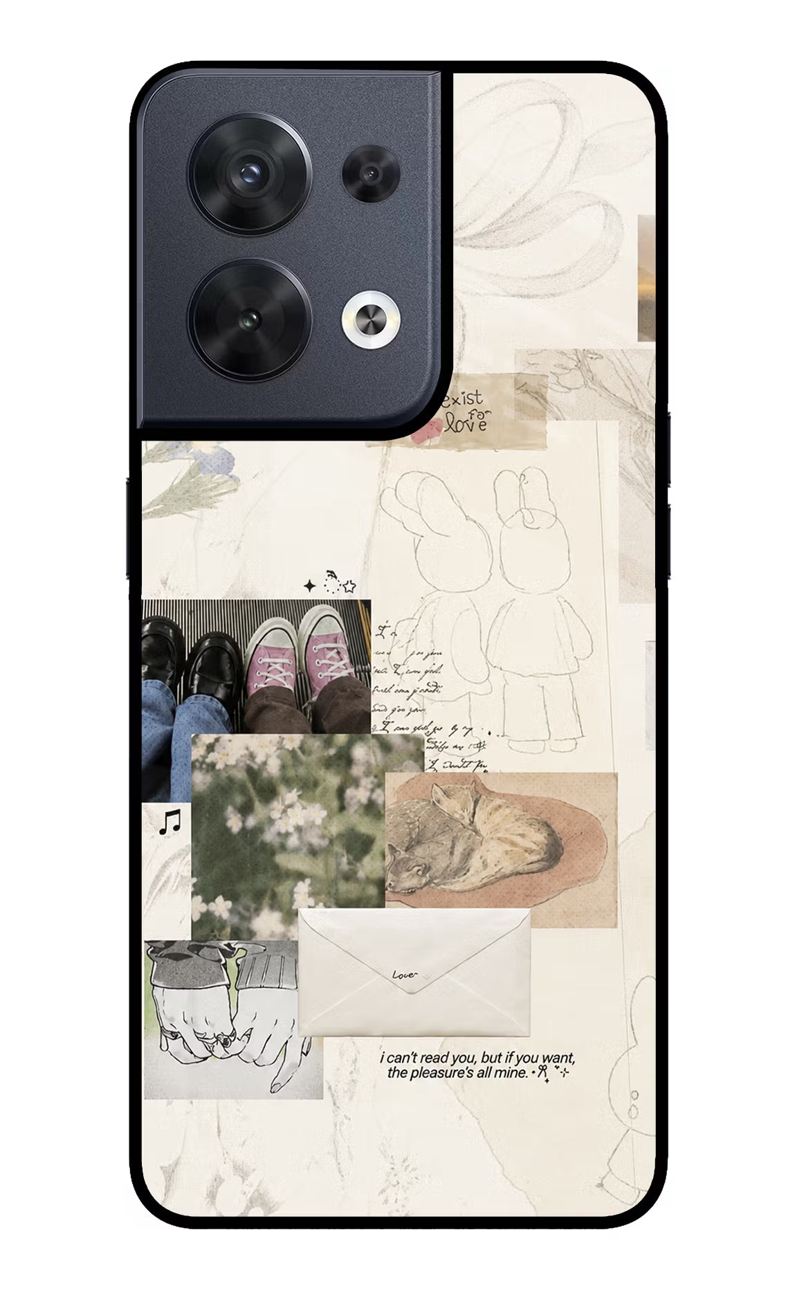 Soft Aesthetic Oppo Reno8 Glass Case - Soft Aesthetic Oppo Reno8 Glass Case Soft Aesthetic Oppo Reno8 Glass Case