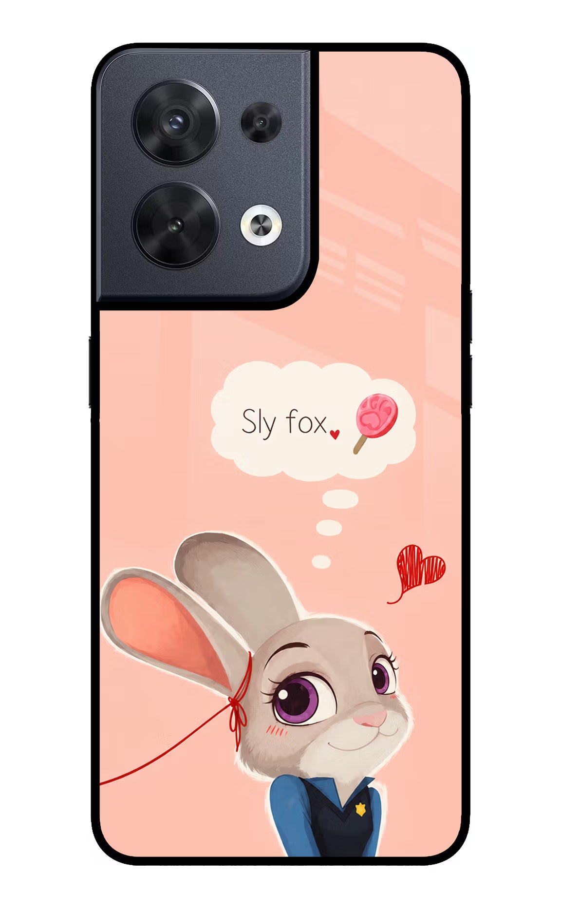 Judy Charm Oppo Reno8 Glass Case - Judy Charm Oppo Reno8 Glass Case Judy Charm Oppo Reno8 Glass Case