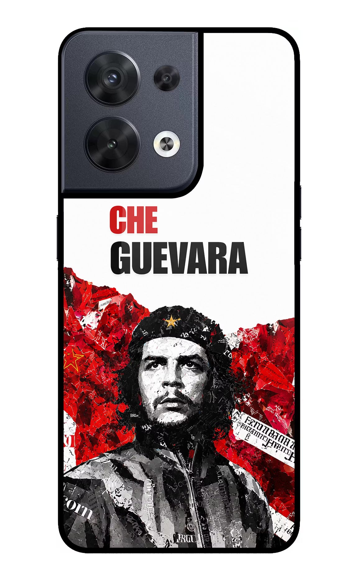 Che Guevara Revolution Oppo Reno8 Glass Case - Che Guevara Revolution Oppo Reno8 Glass Case Che Guevara Revolution Oppo Reno8 Glass Case