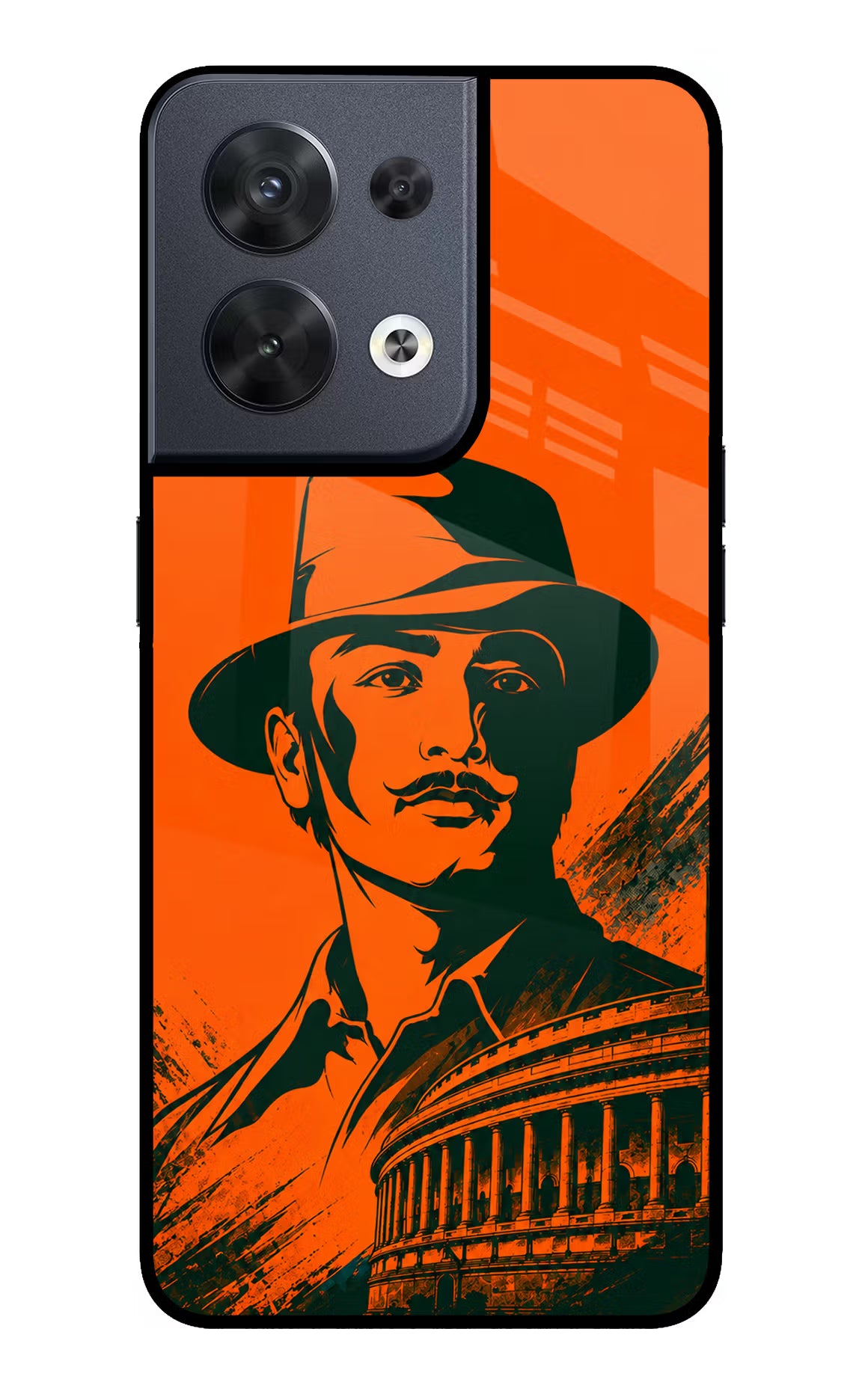 Bhagat Singh Legacy Oppo Reno8 Glass Case - Bhagat Singh Legacy Oppo Reno8 Glass Case Bhagat Singh Legacy Oppo Reno8 Glass Case