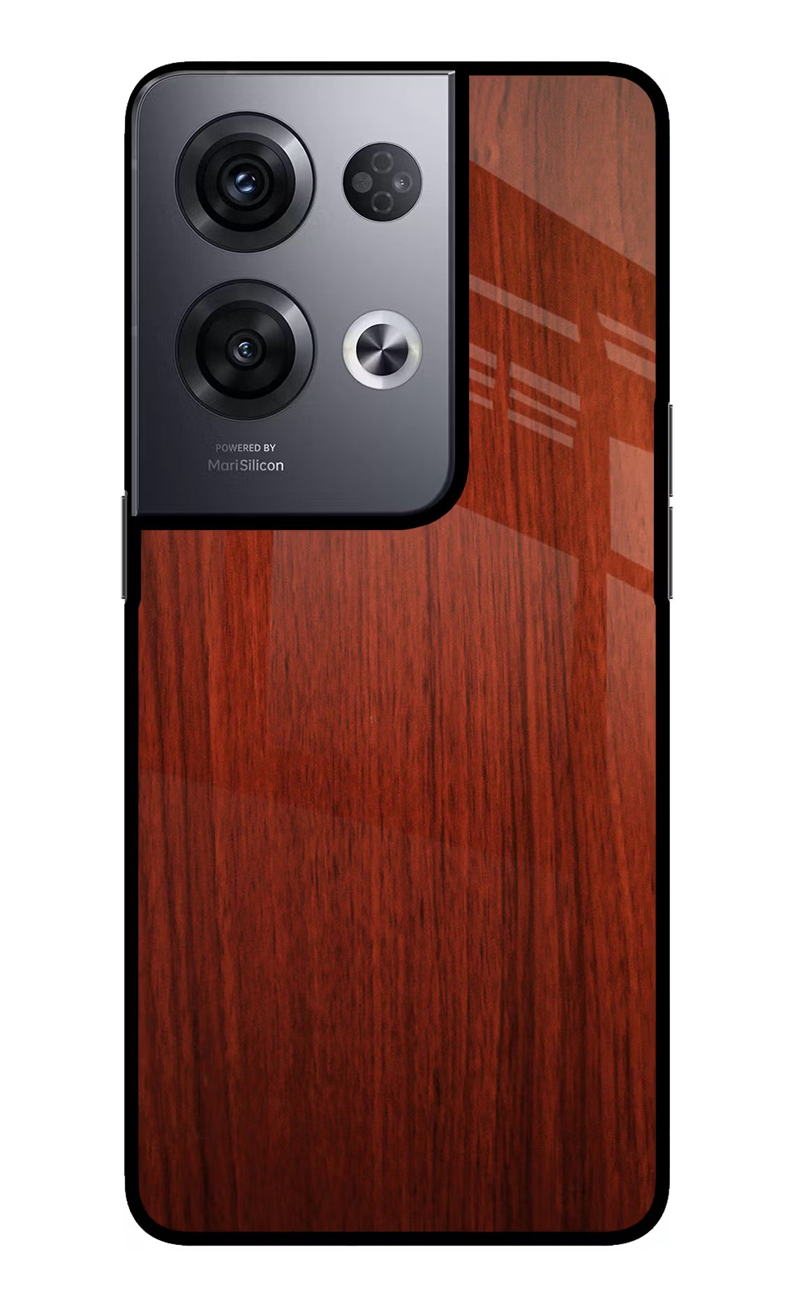 Wooden Plain Pattern Oppo Reno8 Pro Back Cover - Wooden Plain Pattern Oppo Reno8 Pro Glass Case Back Cover by Casekaro Wooden Plain Pattern Oppo Reno8 Pro Glass Case Back Cover by Casekaro