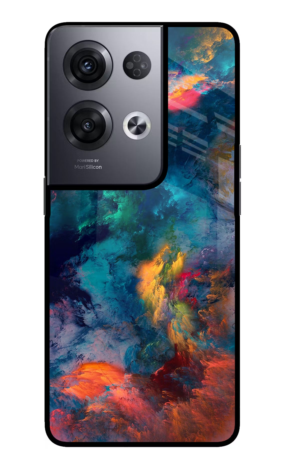 Artwork Paint Oppo Reno8 Pro Back Cover - Artwork Paint Oppo Reno8 Pro Glass Case Back Cover by Casekaro Artwork Paint Oppo Reno8 Pro Glass Case Back Cover by Casekaro