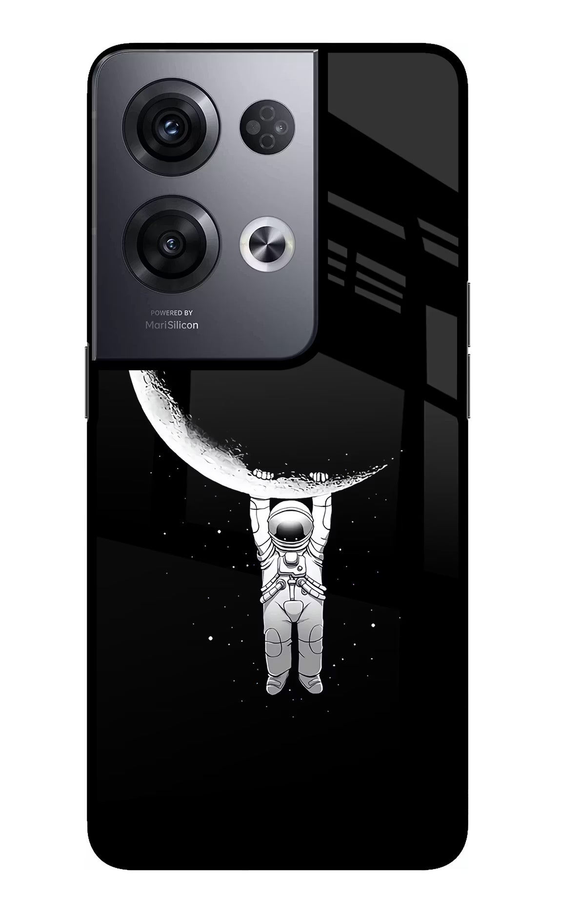 Moon Space Oppo Reno8 Pro Glass Case - Moon Space Oppo Reno8 Pro Glass Case Moon Space Oppo Reno8 Pro Glass Case