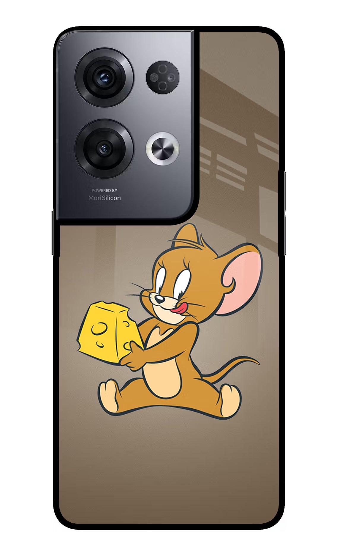 Jerry Oppo Reno8 Pro Back Cover - Jerry Oppo Reno8 Pro Glass Case Back Cover by Casekaro Jerry Oppo Reno8 Pro Glass Case Back Cover by Casekaro