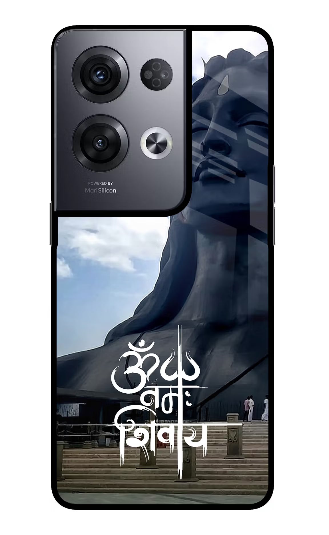 Om Namah Shivay Oppo Reno8 Pro Back Cover - Om Namah Shivay Oppo Reno8 Pro Glass Case Back Cover by Casekaro Om Namah Shivay Oppo Reno8 Pro Glass Case Back Cover by Casekaro