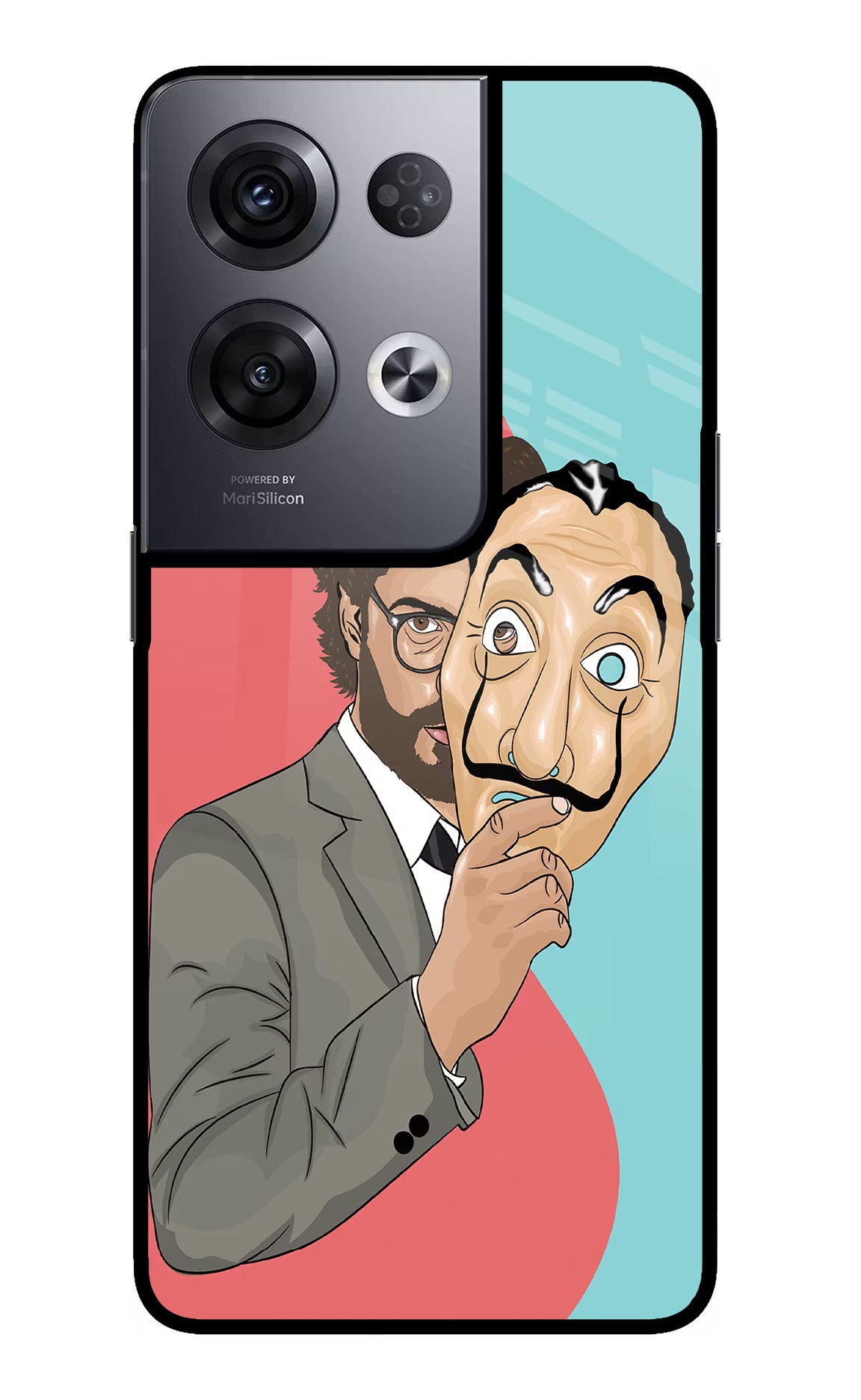 Professor Oppo Reno8 Pro Back Cover - Professor Oppo Reno8 Pro Glass Case Back Cover by Casekaro Professor Oppo Reno8 Pro Glass Case Back Cover by Casekaro