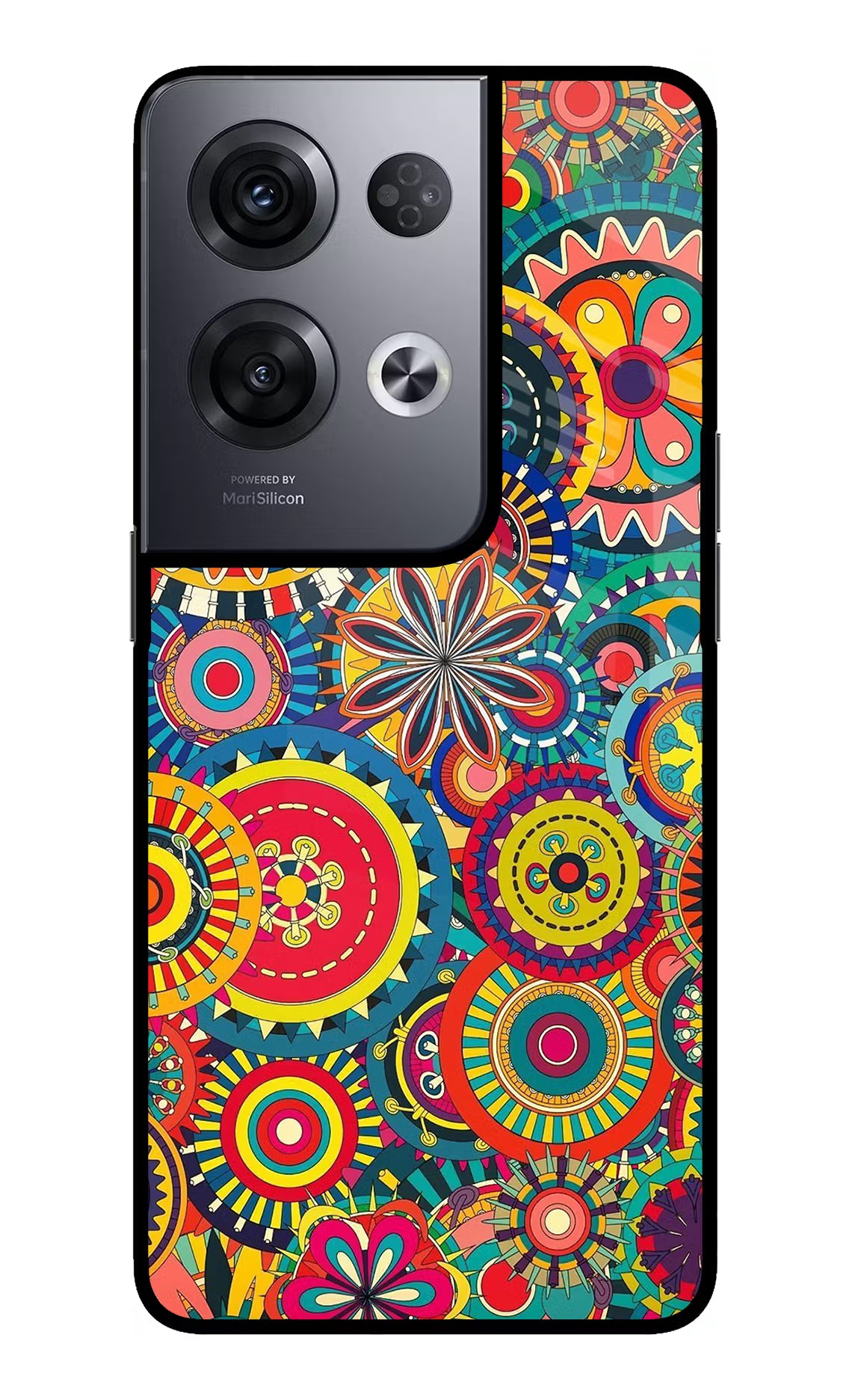 Gol Gol Art Oppo Reno8 Pro Back Cover - Gol Gol Art Oppo Reno8 Pro Glass Case Back Cover by Casekaro Gol Gol Art Oppo Reno8 Pro Glass Case Back Cover by Casekaro