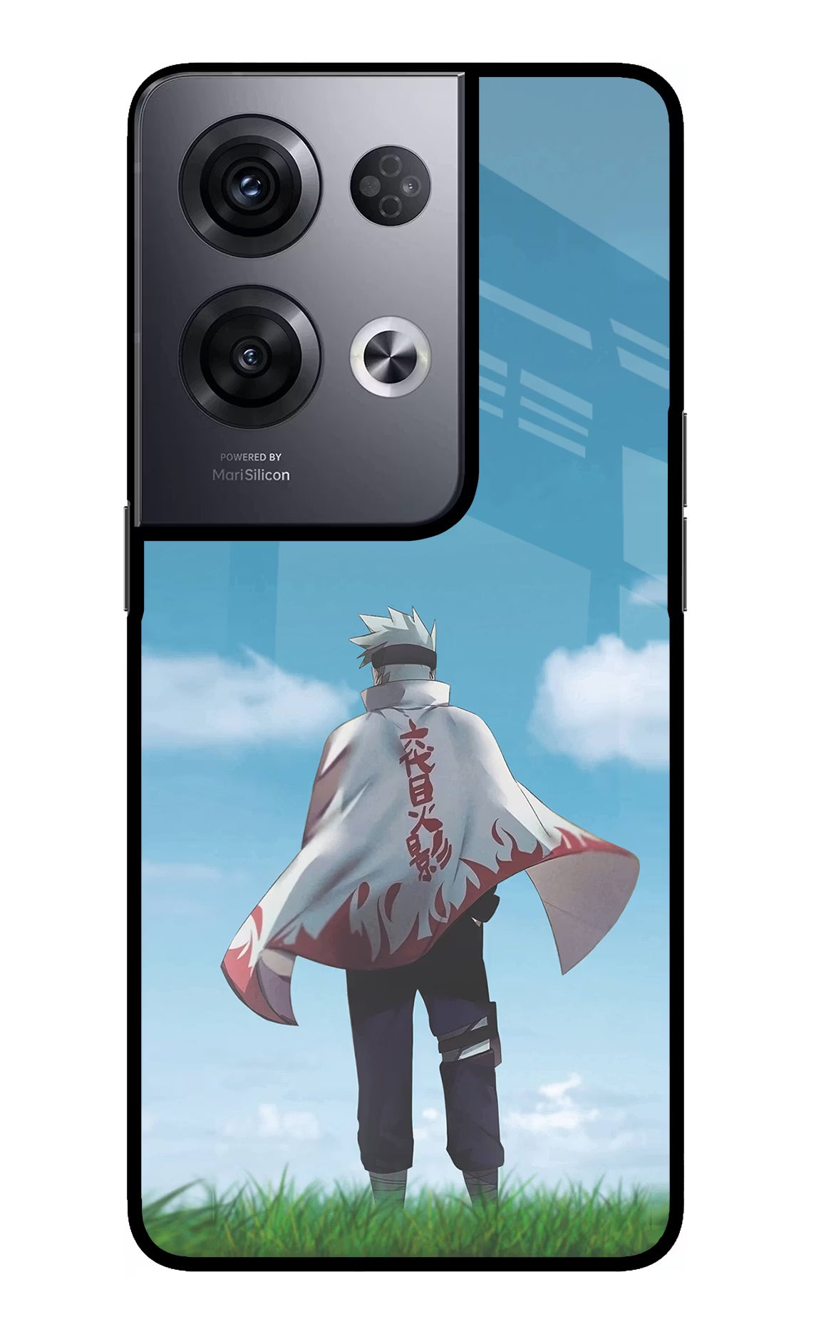 Kakashi Oppo Reno8 Pro Back Cover - Kakashi Oppo Reno8 Pro Glass Case Back Cover by Casekaro Kakashi Oppo Reno8 Pro Glass Case Back Cover by Casekaro