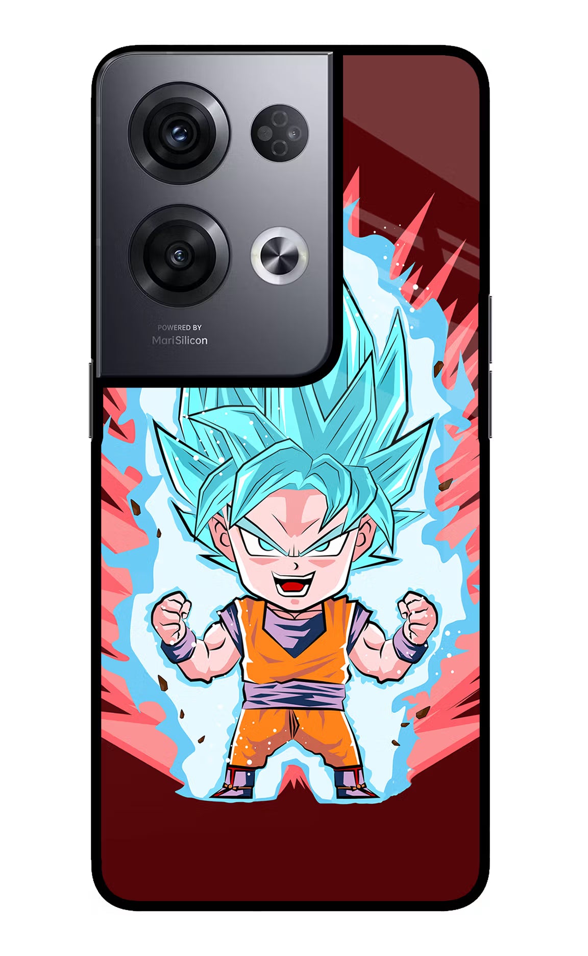Goku Little Oppo Reno8 Pro Glass Case - Goku Little Oppo Reno8 Pro Glass Case Goku Little Oppo Reno8 Pro Glass Case