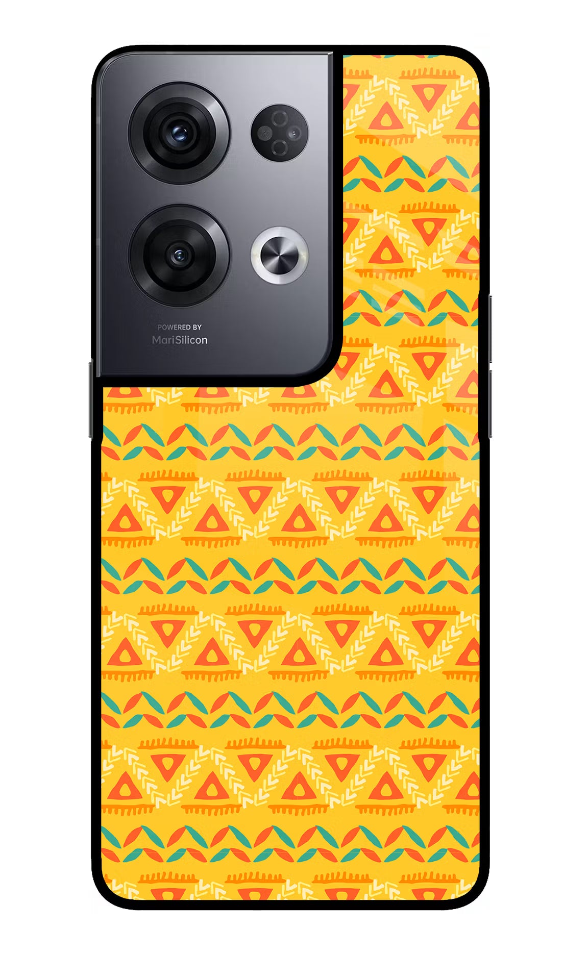 Tribal Pattern Oppo Reno8 Pro Glass Case - Tribal Pattern Oppo Reno8 Pro Glass Case Tribal Pattern Oppo Reno8 Pro Glass Case