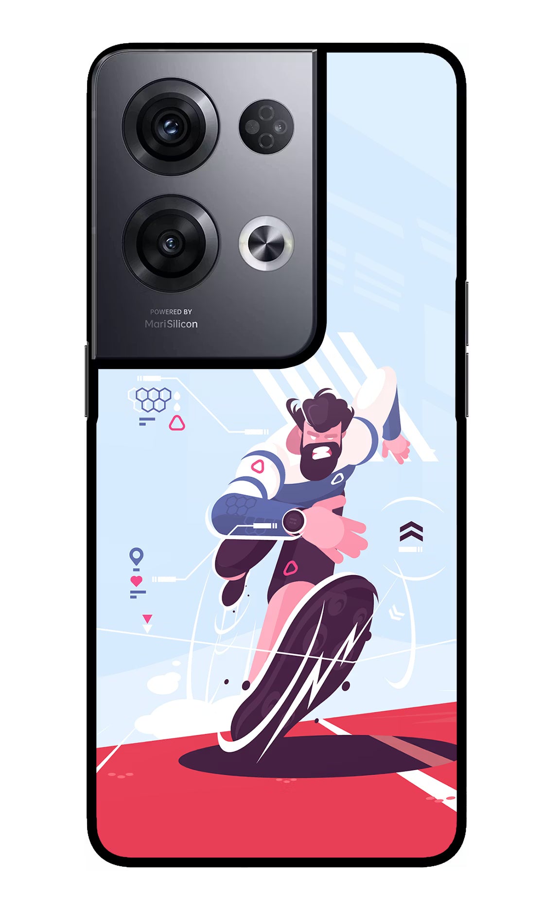 Run Pro Oppo Reno8 Pro Glass Case - Run Pro Oppo Reno8 Pro Glass Case Run Pro Oppo Reno8 Pro Glass Case