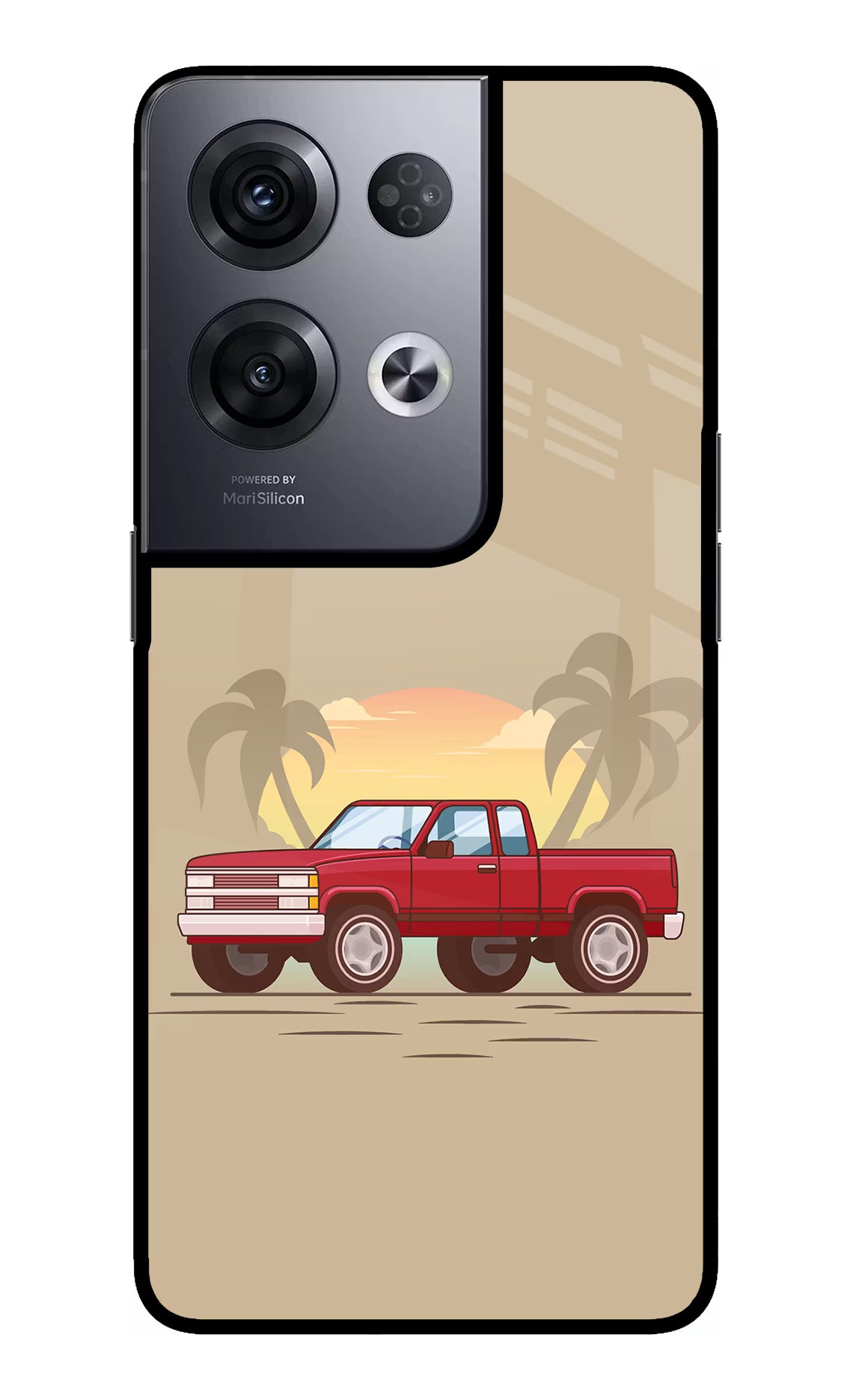 Desert Classic Drive Oppo Reno8 Pro Glass Case - Desert Classic Drive Oppo Reno8 Pro Glass Case Desert Classic Drive Oppo Reno8 Pro Glass Case