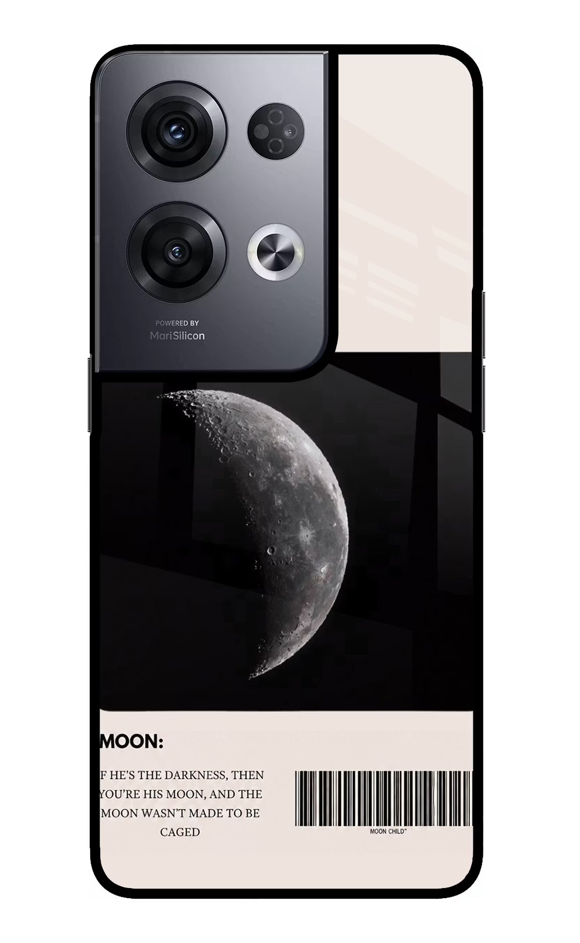 Moon Phase Oppo Reno8 Pro Glass Case - Moon Phase Oppo Reno8 Pro Glass Case Moon Phase Oppo Reno8 Pro Glass Case