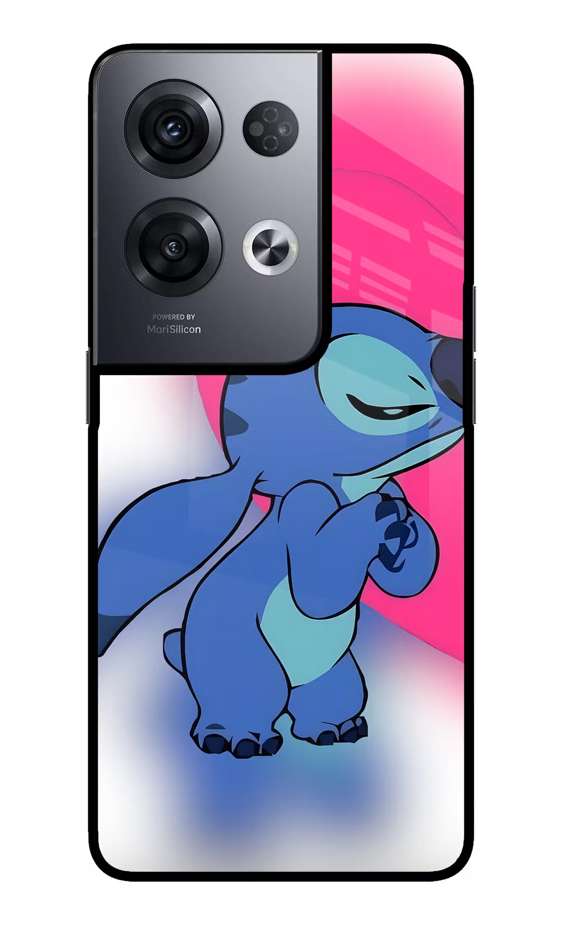 Stitch Hug Oppo Reno8 Pro Glass Case - Stitch Hug Oppo Reno8 Pro Glass Case Stitch Hug Oppo Reno8 Pro Glass Case