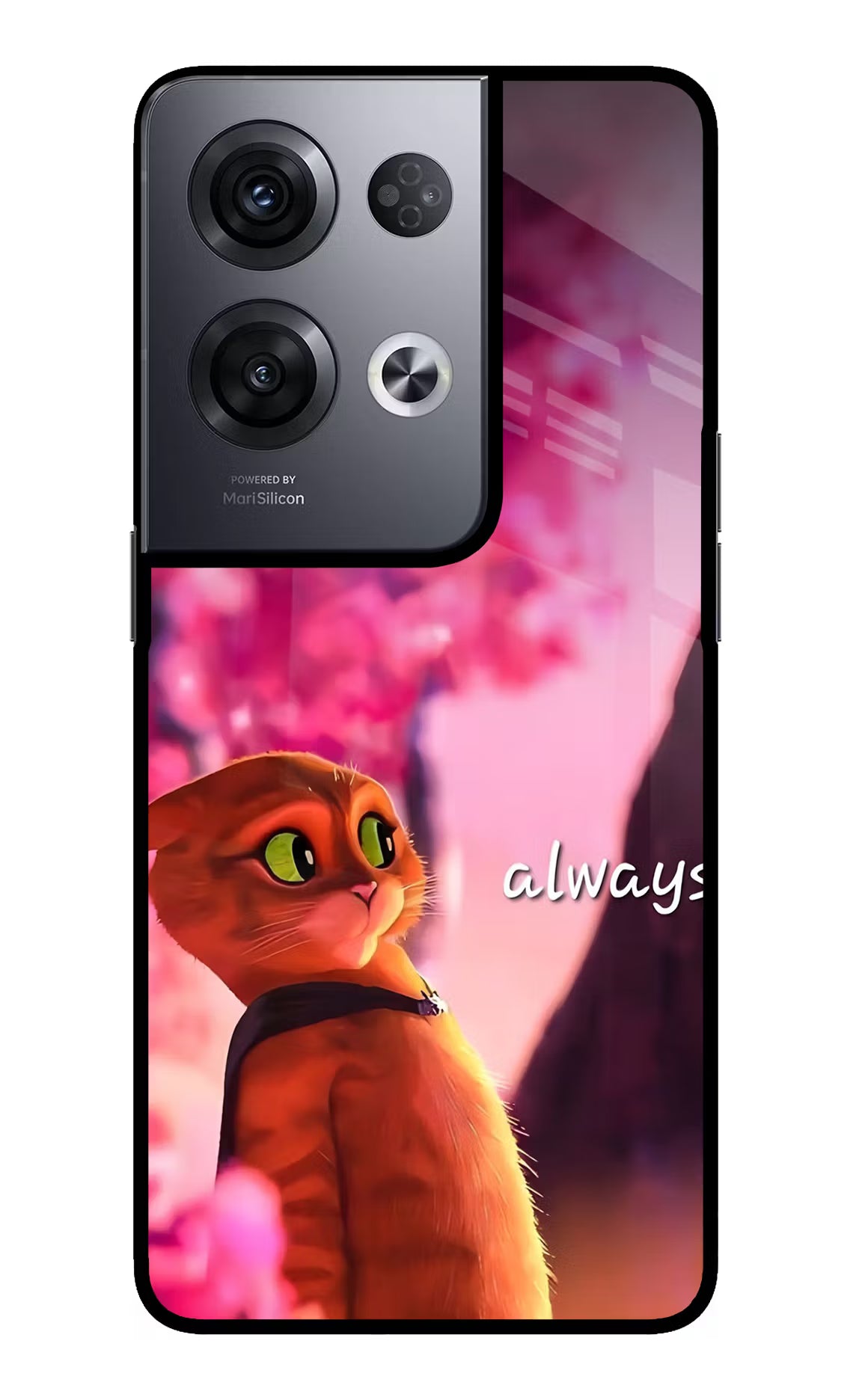 Always Cat Oppo Reno8 Pro Glass Case - Always Cat Oppo Reno8 Pro Glass Case Always Cat Oppo Reno8 Pro Glass Case