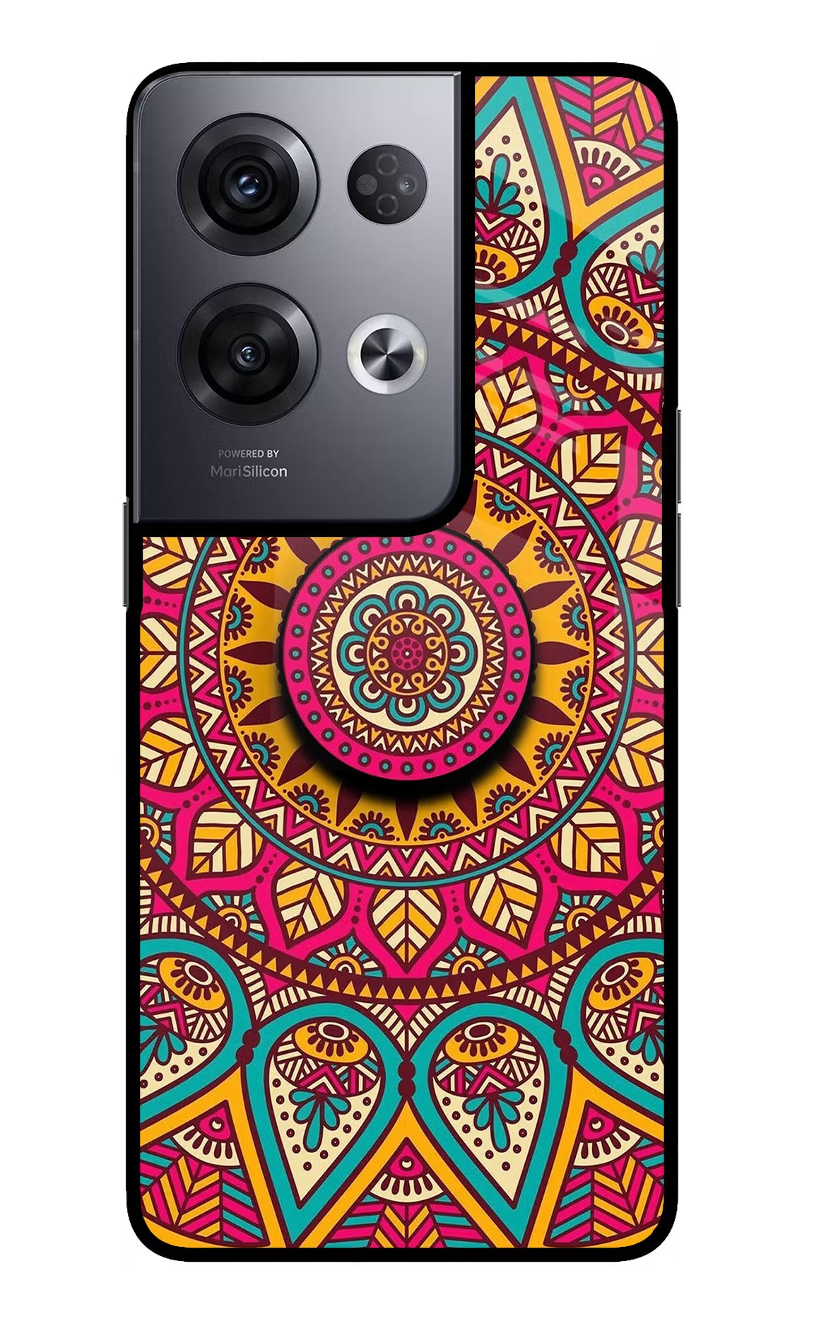 Mandala Oppo Reno8 Pro Pop Case - Mandala Oppo Reno8 Pro Pop Case by Casekaro Mandala Oppo Reno8 Pro Pop Case by Casekaro