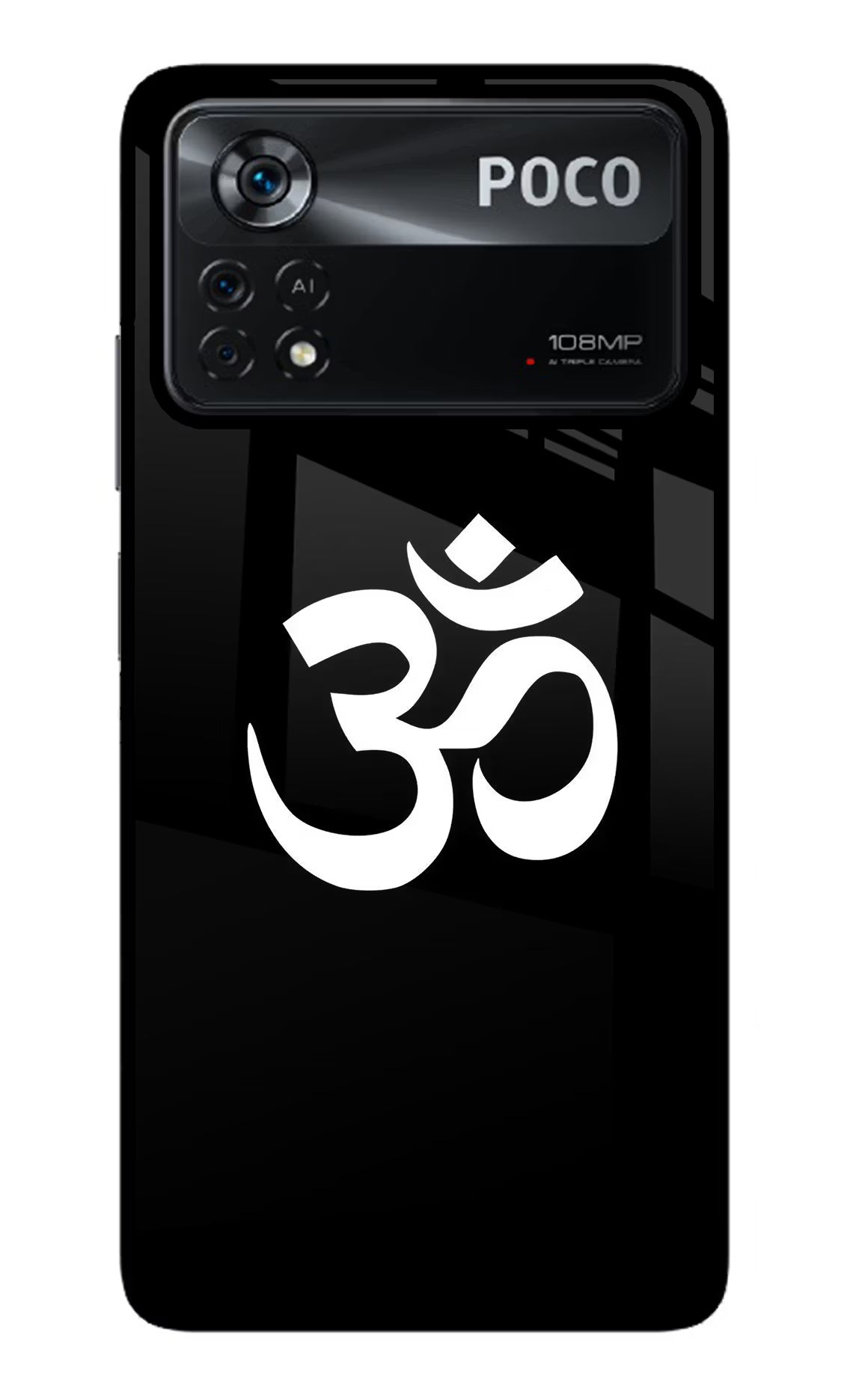 Om Poco X4 Pro Glass Case - Om Poco X4 Pro Glass Case Om Poco X4 Pro Glass Case