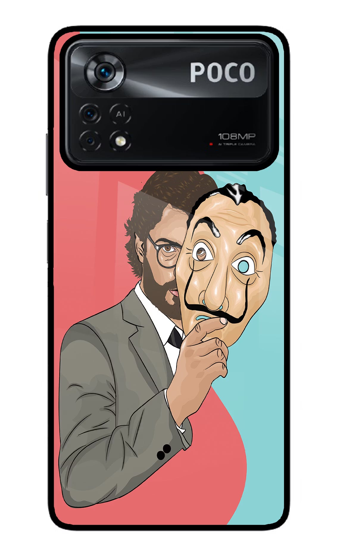 Professor Poco X4 Pro Glass Case - Professor Poco X4 Pro Glass Case Professor Poco X4 Pro Glass Case