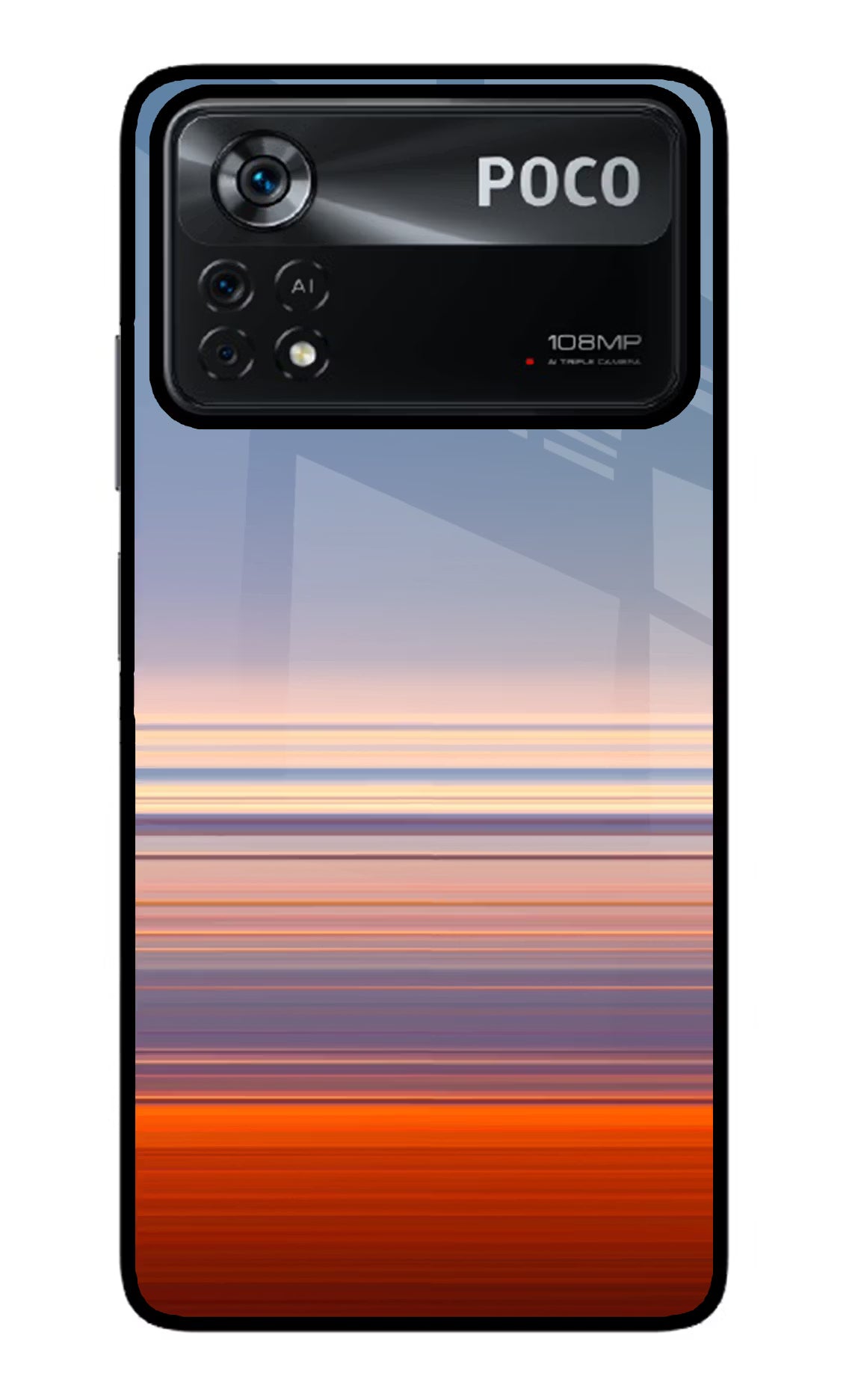 Morning Colors Poco X4 Pro Glass Case - Morning Colors Poco X4 Pro Glass Case Morning Colors Poco X4 Pro Glass Case