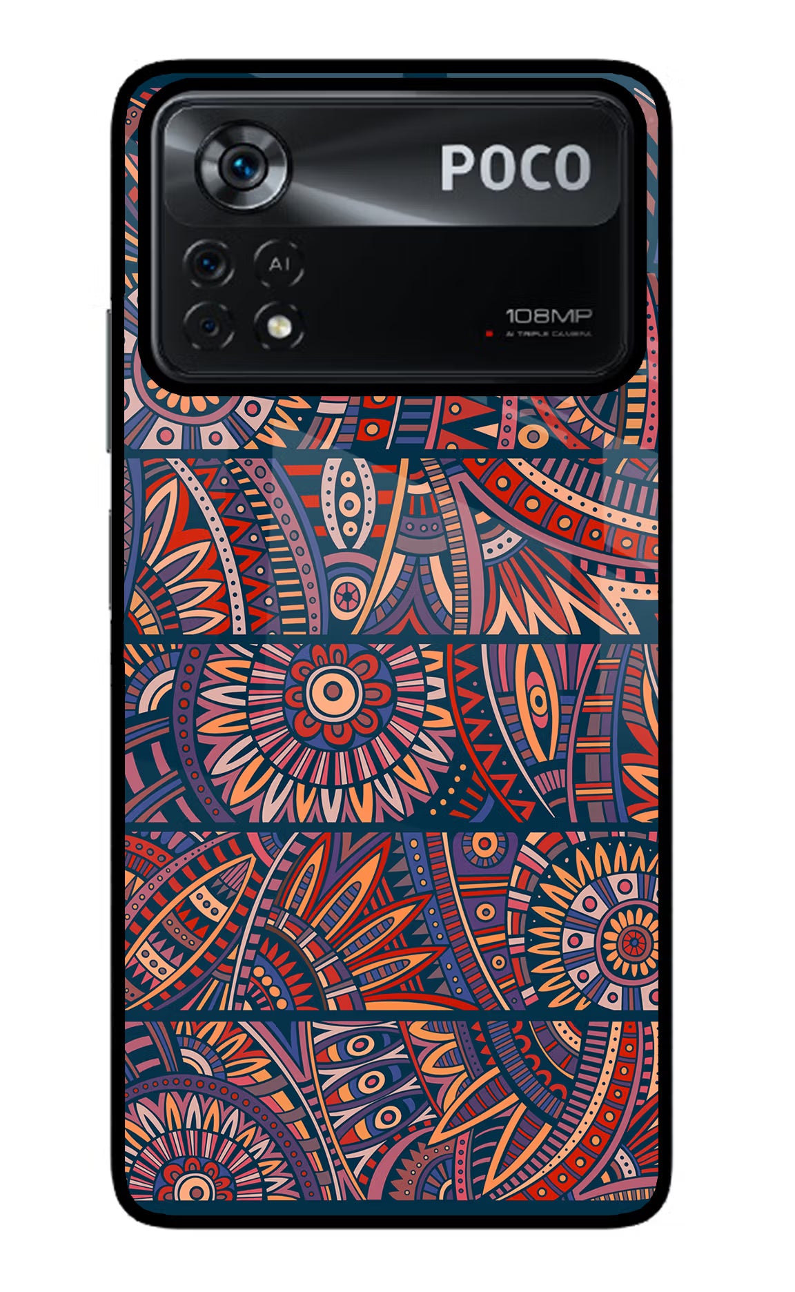 African Culture Design Poco X4 Pro Glass Case - African Culture Design Poco X4 Pro Glass Case African Culture Design Poco X4 Pro Glass Case