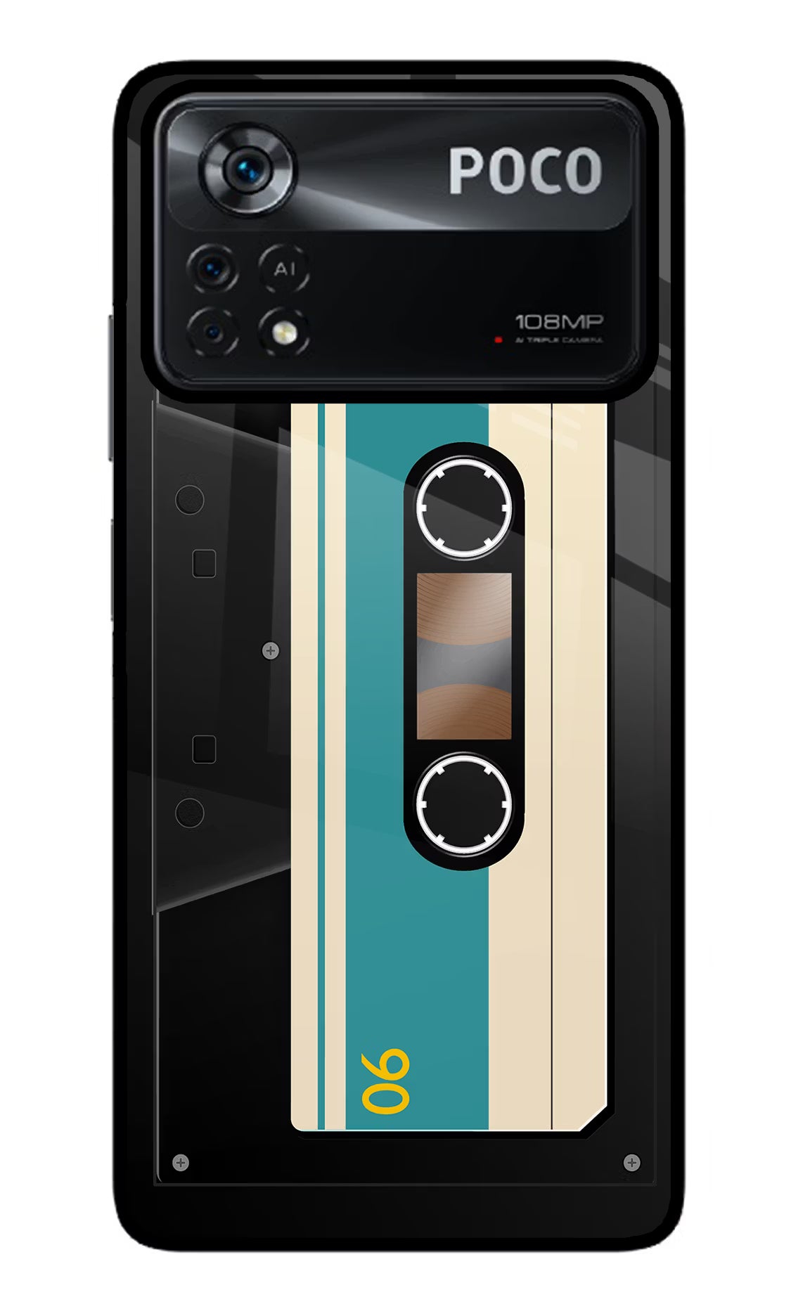 Cassette Poco X4 Pro Glass Case - Cassette Poco X4 Pro Glass Case Cassette Poco X4 Pro Glass Case