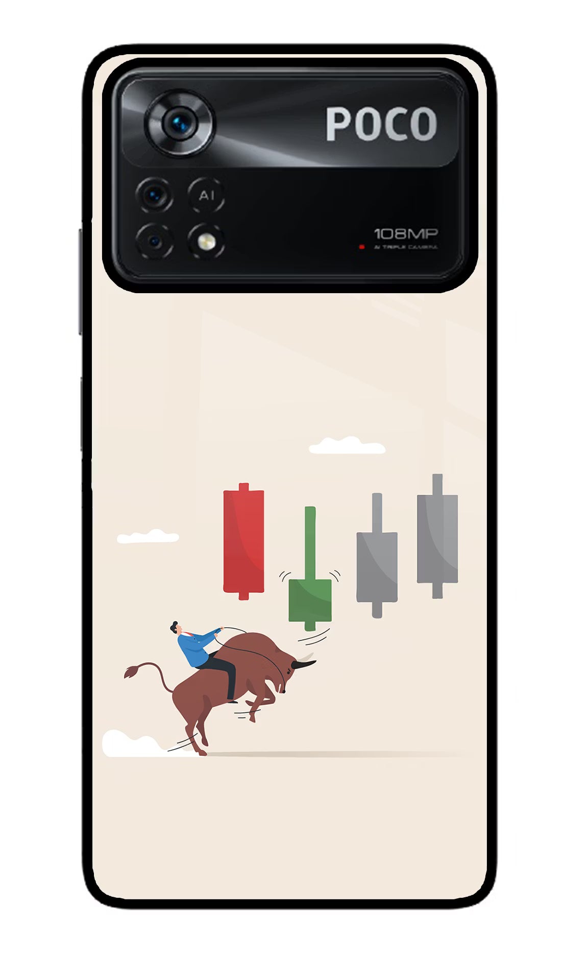 Bull Trading Momentum Poco X4 Pro Glass Case - Bull Trading Momentum Poco X4 Pro Glass Case Bull Trading Momentum Poco X4 Pro Glass Case