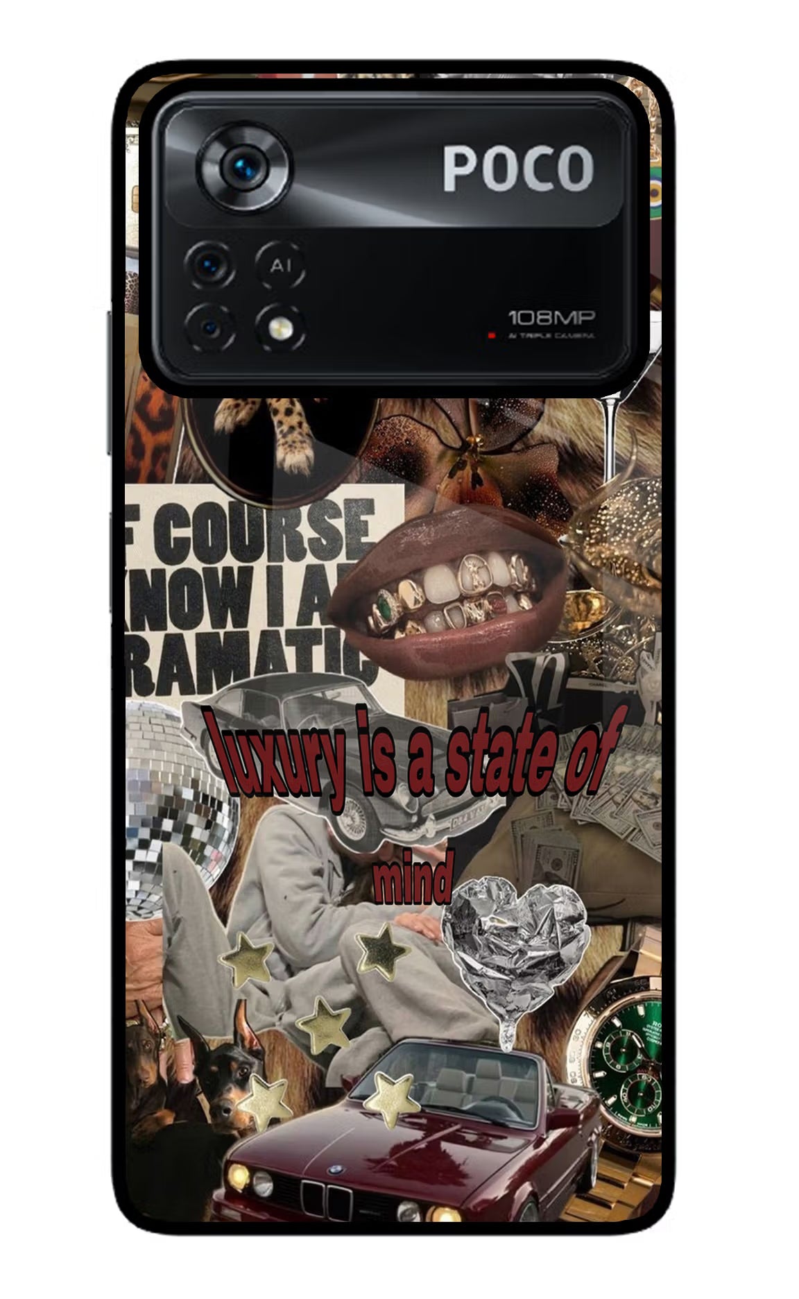 Luxury Poco X4 Pro Glass Case - Luxury Poco X4 Pro Glass Case Luxury Poco X4 Pro Glass Case