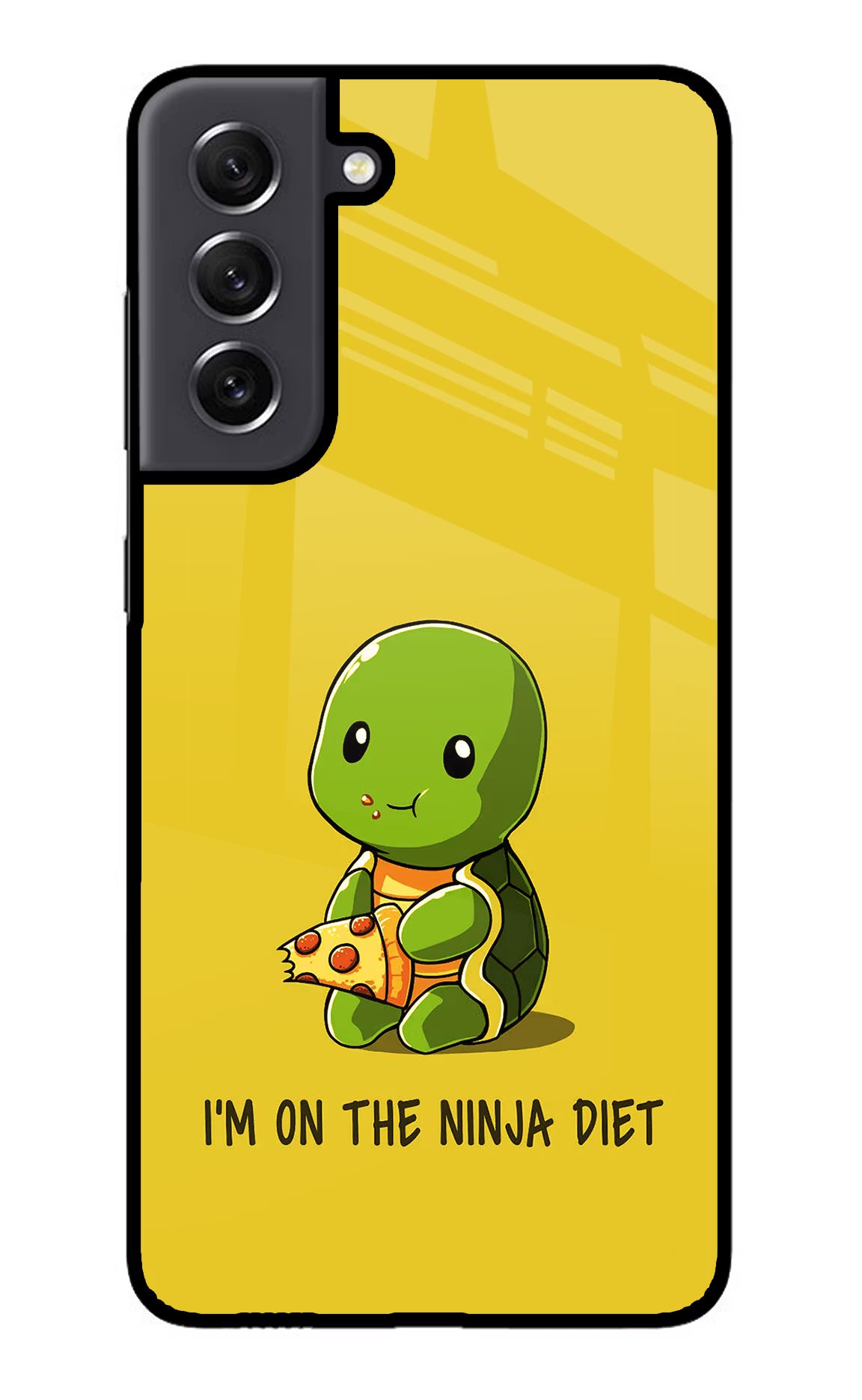 I'm on Ninja Diet Samsung S21 FE 5G Glass Case - I'm on Ninja Diet Samsung S21 FE 5G Glass Case I'm on Ninja Diet Samsung S21 FE 5G Glass Case