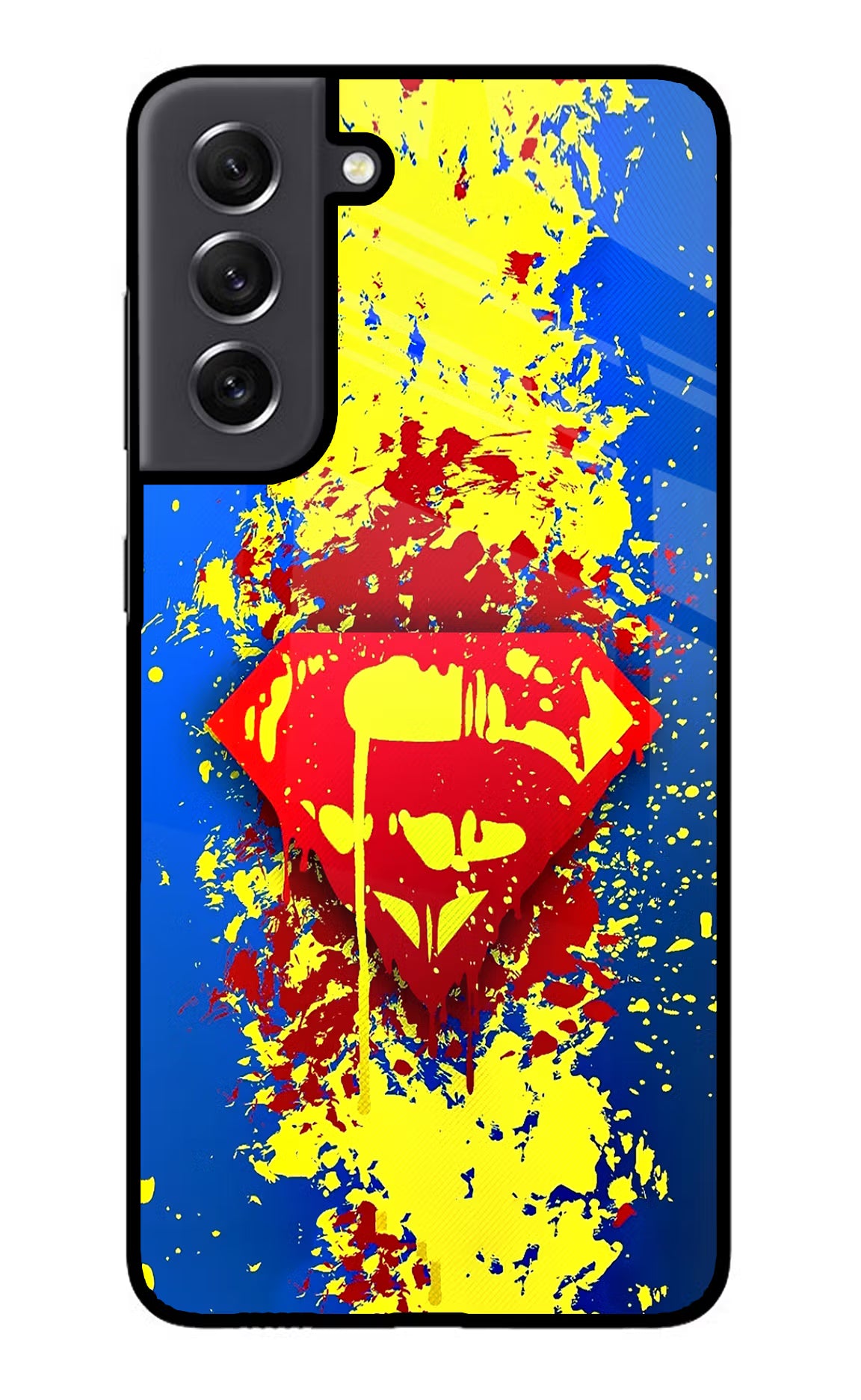 Superman logo Samsung S21 FE 5G Glass Case - Superman logo Samsung S21 FE 5G Glass Case Superman logo Samsung S21 FE 5G Glass Case