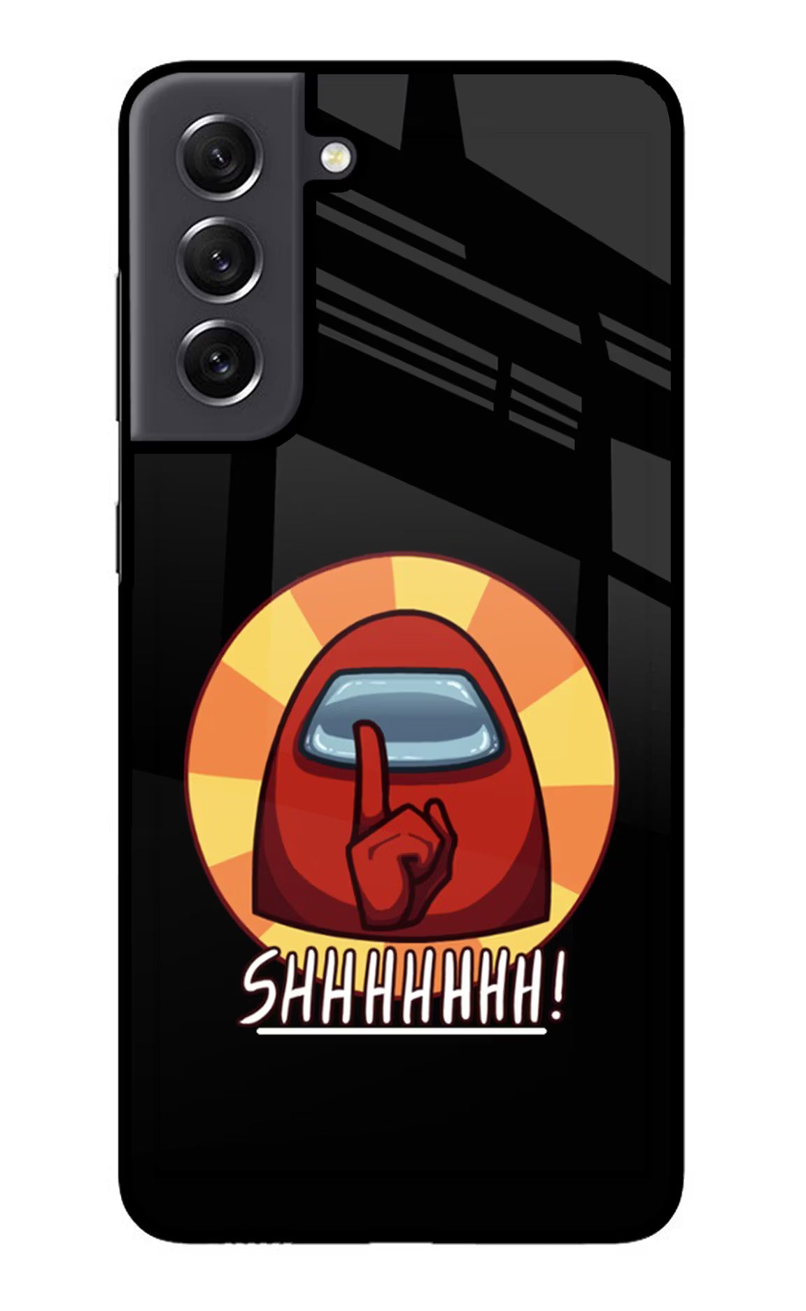 Among Us Shhh! Samsung S21 FE 5G Glass Case - Among Us Shhh! Samsung S21 FE 5G Glass Case Among Us Shhh! Samsung S21 FE 5G Glass Case