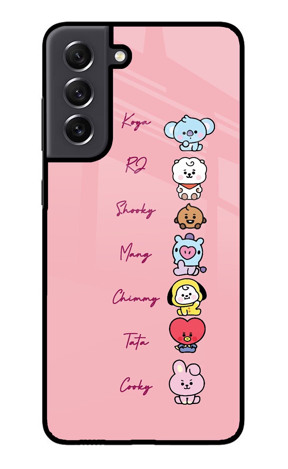 BTS names Samsung S21 FE 5G Glass Case - BTS names Samsung S21 FE 5G Glass Case BTS names Samsung S21 FE 5G Glass Case