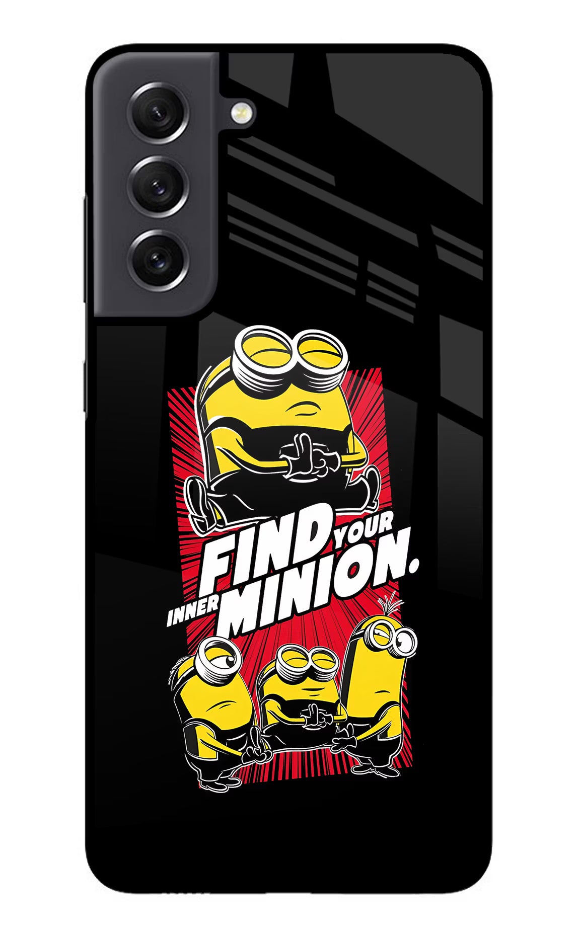 Find your inner Minion Samsung S21 FE 5G Glass Case - Find your inner Minion Samsung S21 FE 5G Glass Case Find your inner Minion Samsung S21 FE 5G Glass Case
