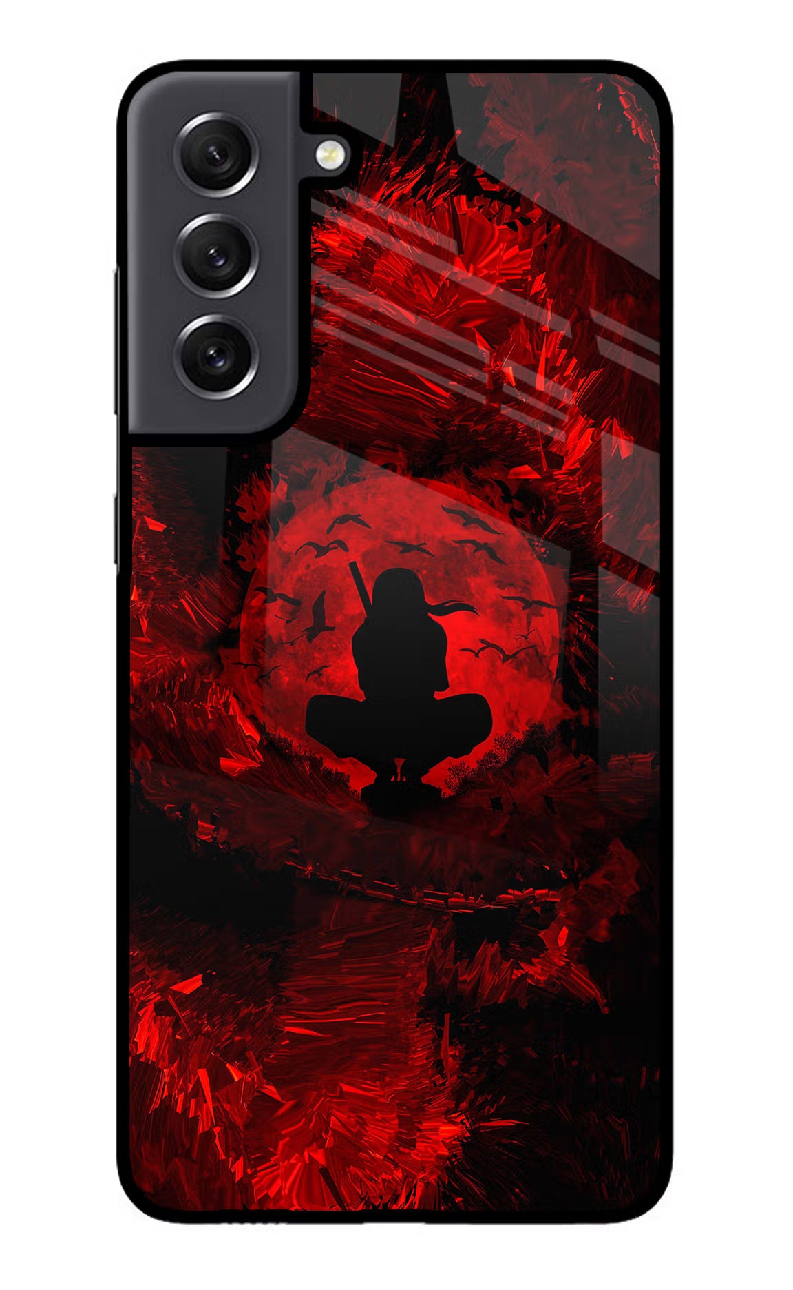 Itachi Uchiha Samsung S21 FE 5G Glass Case - Itachi Uchiha Samsung S21 FE 5G Glass Case Itachi Uchiha Samsung S21 FE 5G Glass Case