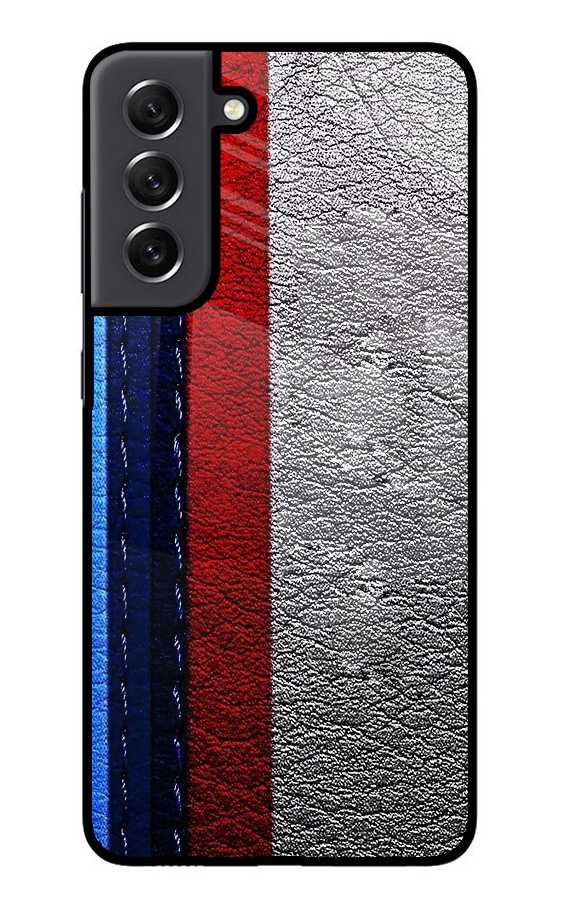 BMW Stripes Samsung S21 FE 5G Glass Case - BMW Stripes Samsung S21 FE 5G Glass Case BMW Stripes Samsung S21 FE 5G Glass Case
