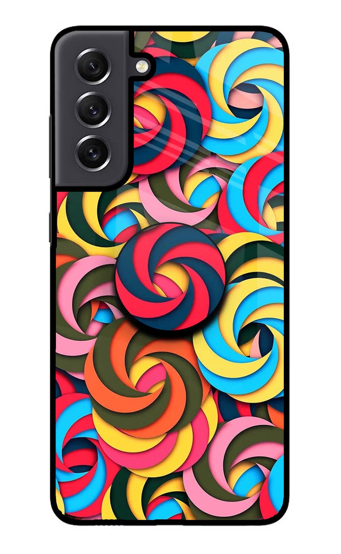 Spiral Pattern Samsung S21 FE 5G Glass Case - Spiral Pattern Samsung S21 FE 5G Glass Case Spiral Pattern Samsung S21 FE 5G Glass Case